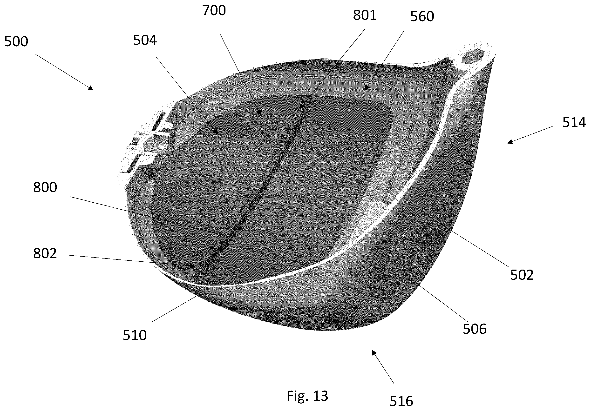 Patent US12611577 Figure 13 – Golf club head