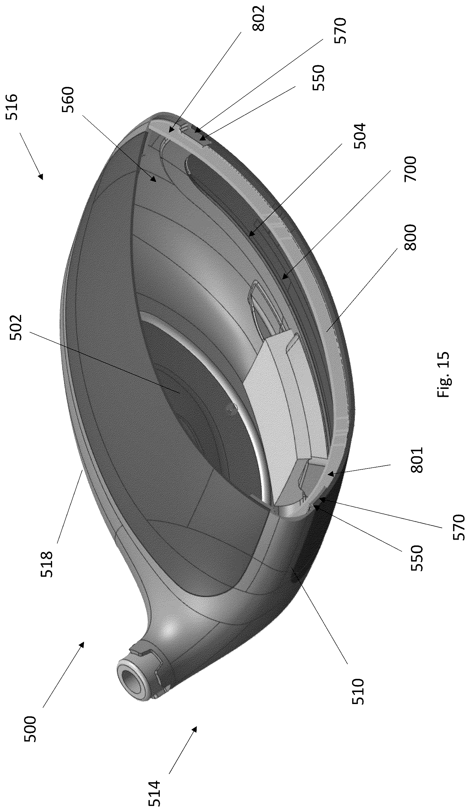 Patent US12611577 Figure 15 – Golf club head