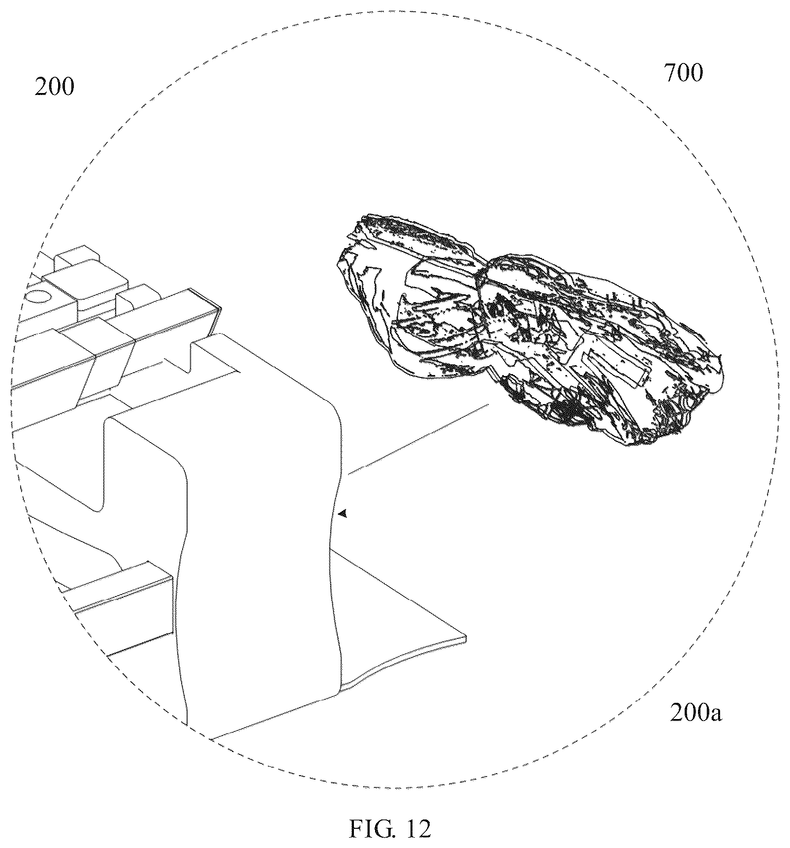 Patent US12611579 Figure 7 – Badminton net rack