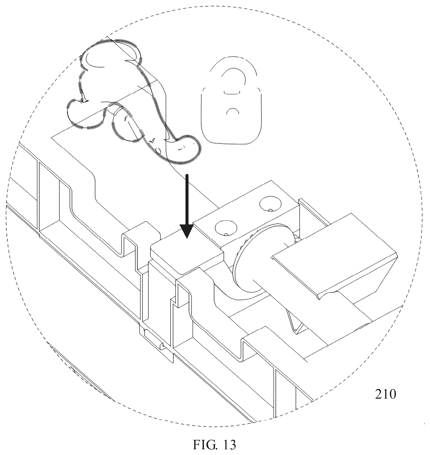 Patent US12611579 Figure 8 – Badminton net rack