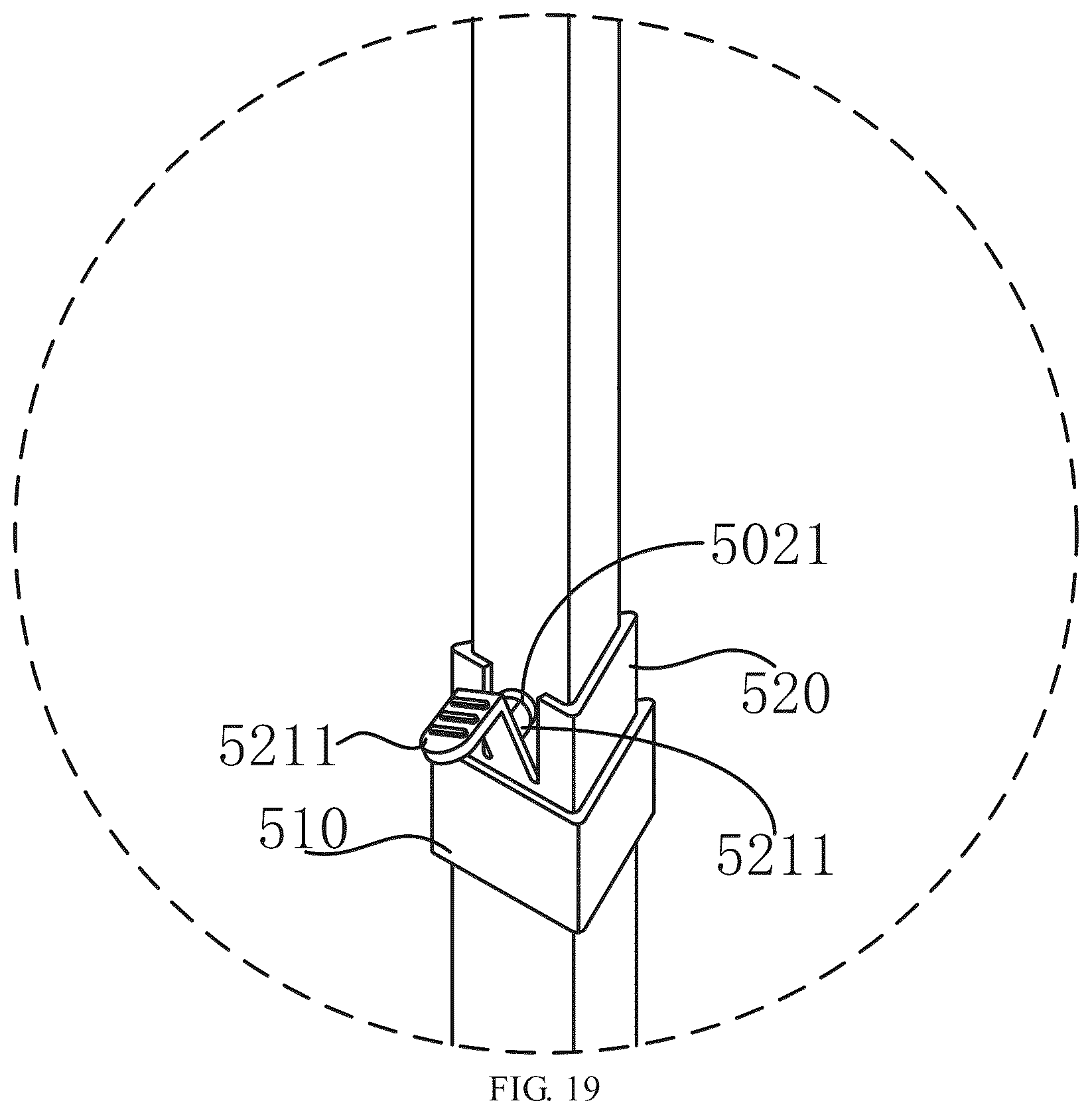 Patent US12611579 Figure 14 – Badminton net rack