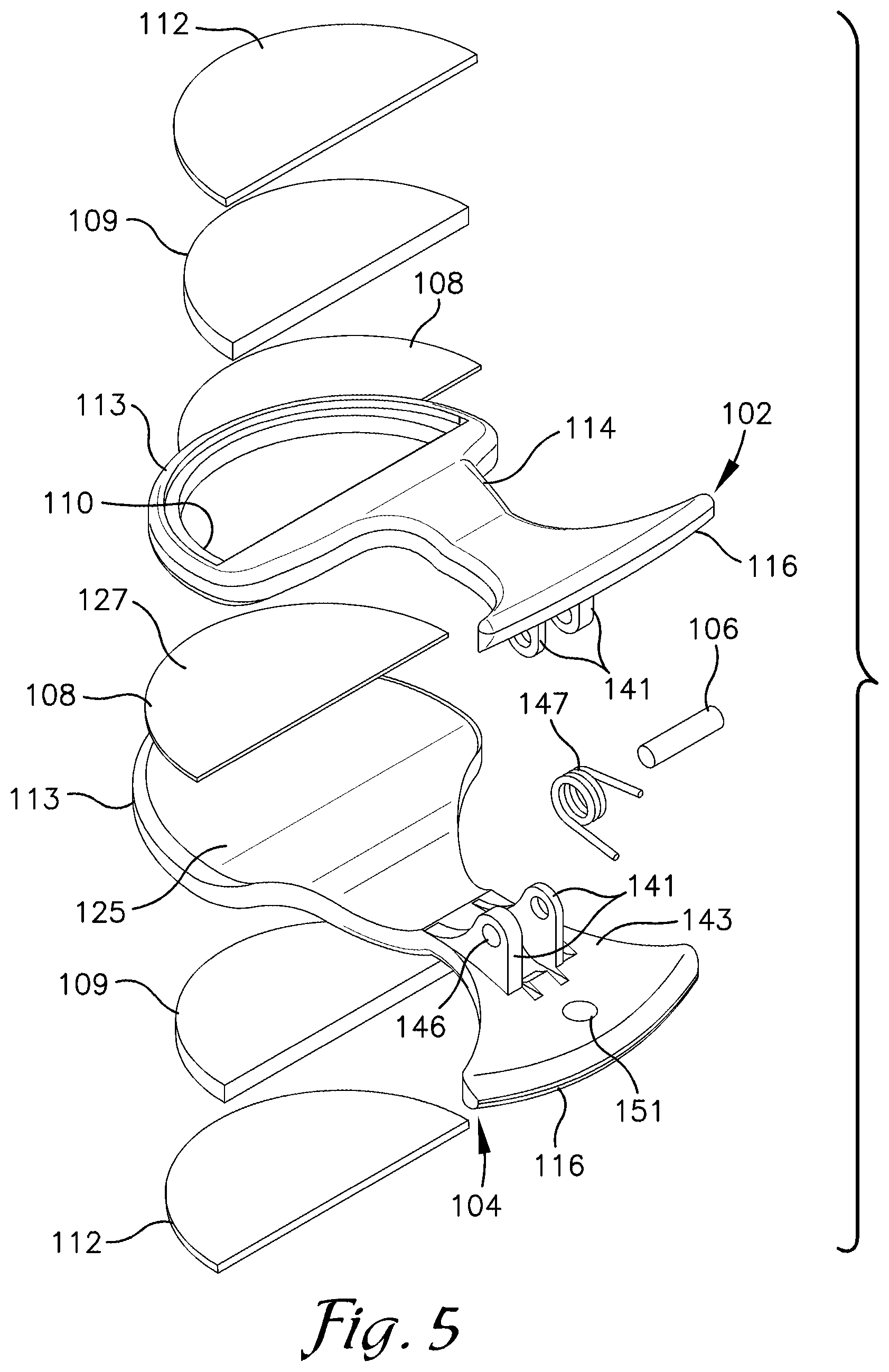 Patent US12611581 Figure 3 – Weighted flying disc attachment