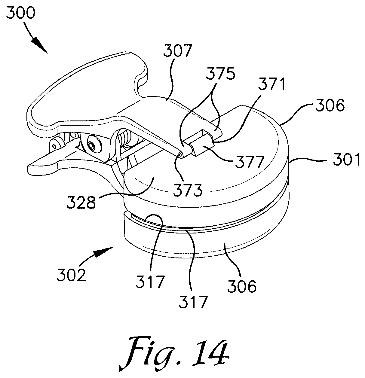 Patent US12611581 Figure 8 – Weighted flying disc attachment