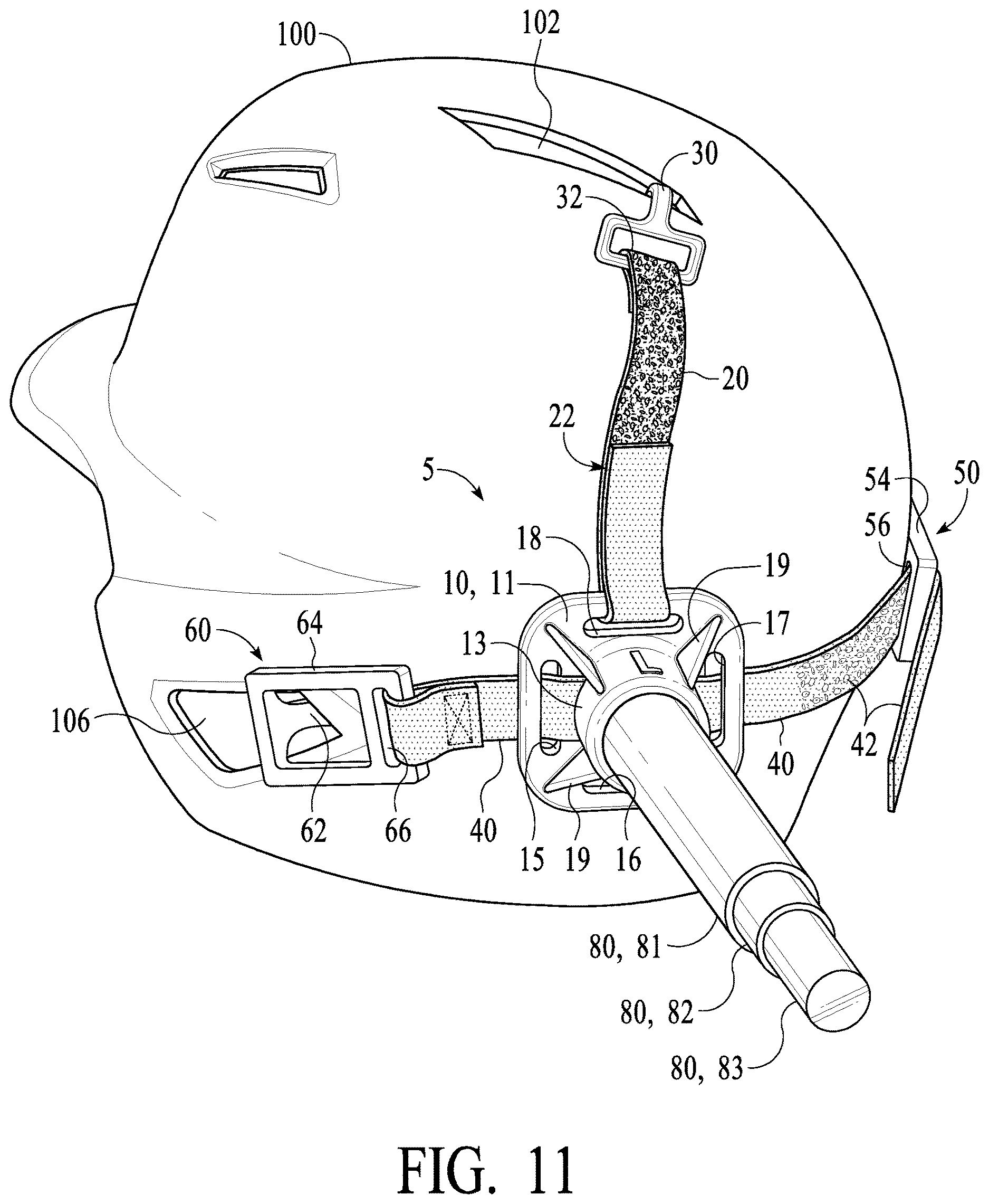 Patent US12611582 Figure 8 – Swing guide device