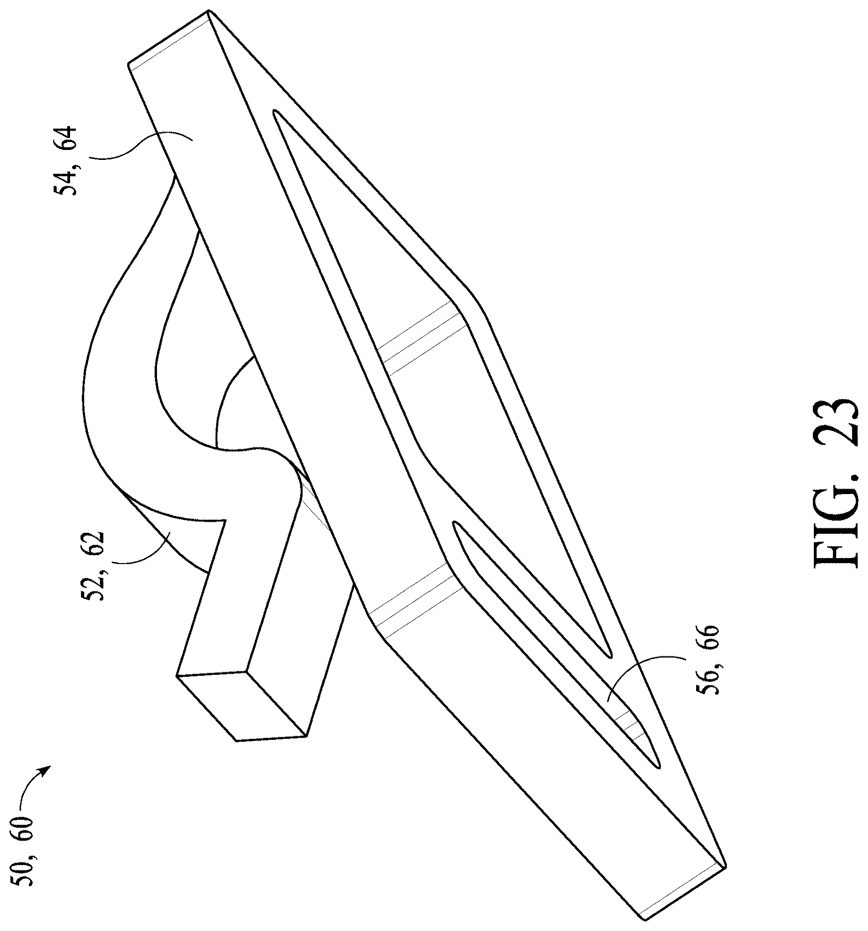 Patent US12611582 Figure 14 – Swing guide device