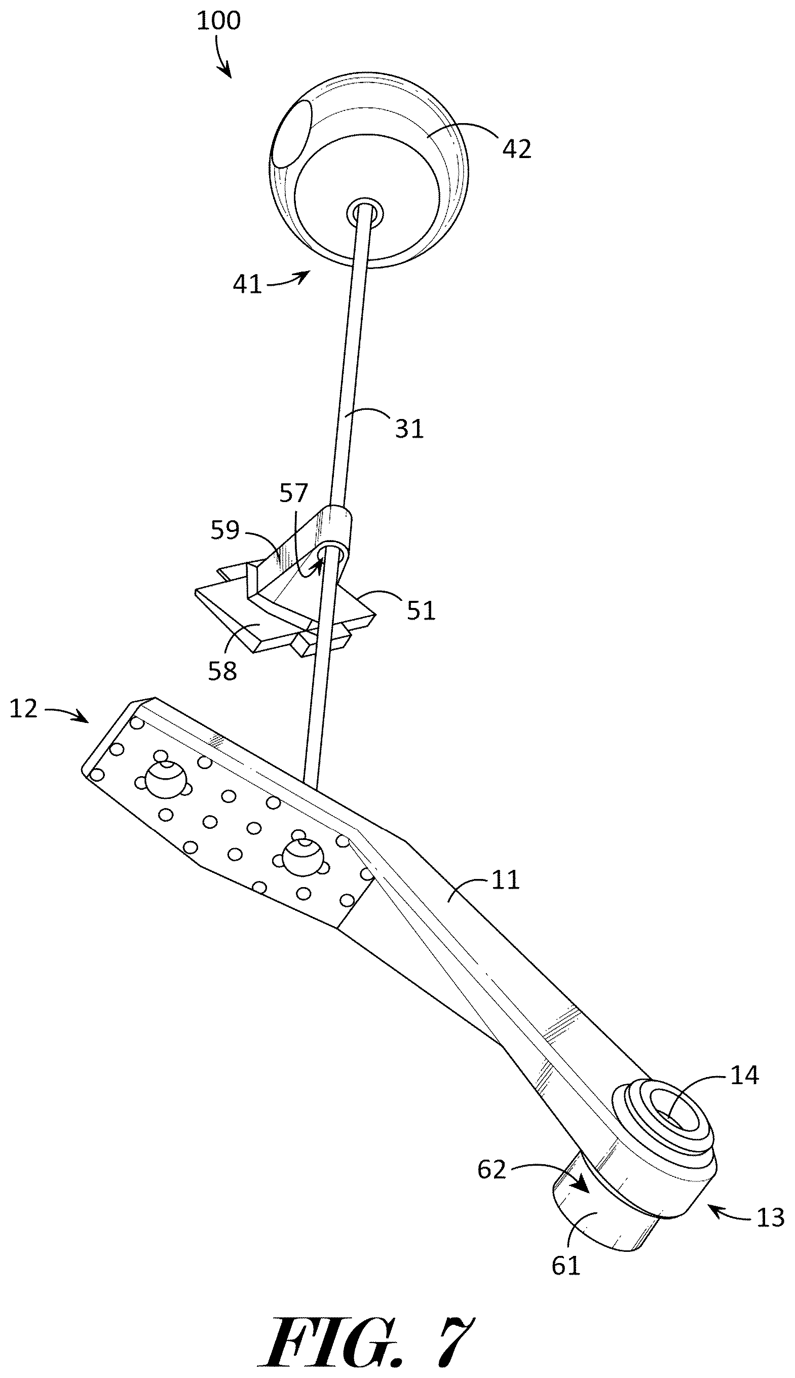 Patent US12611587 Figure 7 – Binding safety release device