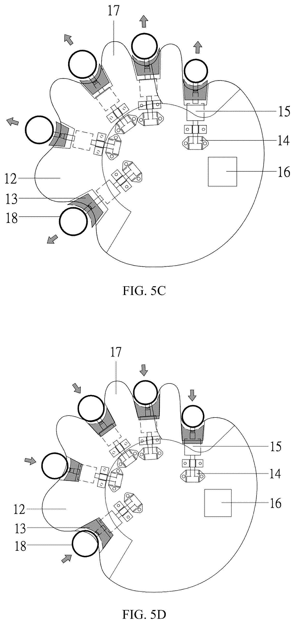 Patent US12611592 Figure 4 – Hand training method with force feedback and hand training device