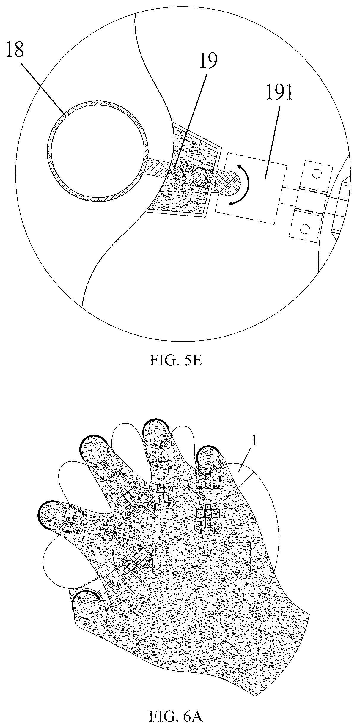 Patent US12611592 Figure 5 – Hand training method with force feedback and hand training device