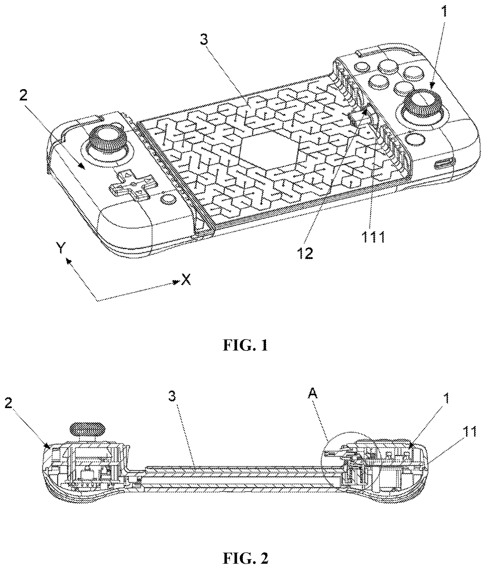 Patent US12611593 Figure 1 – Gamepad