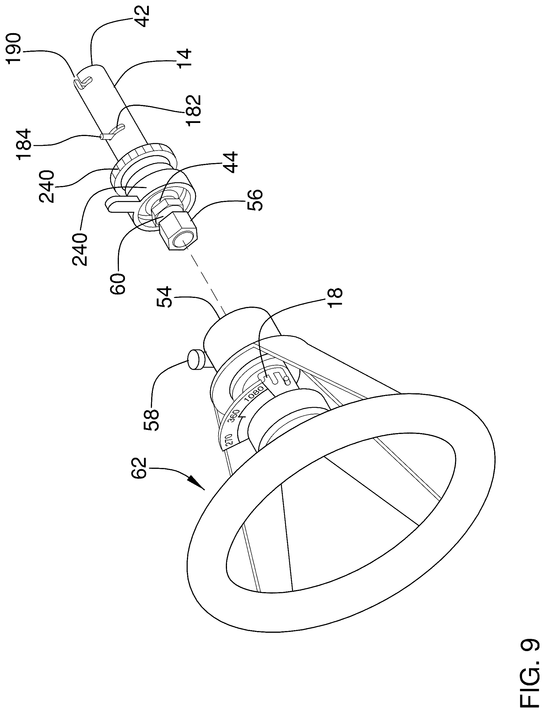 Patent US12611594 Figure 8 – Steering control assembly