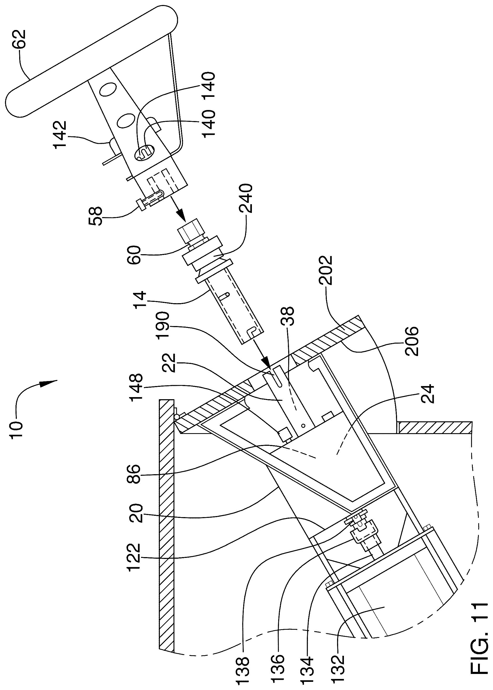 Patent US12611594 Figure 10 – Steering control assembly
