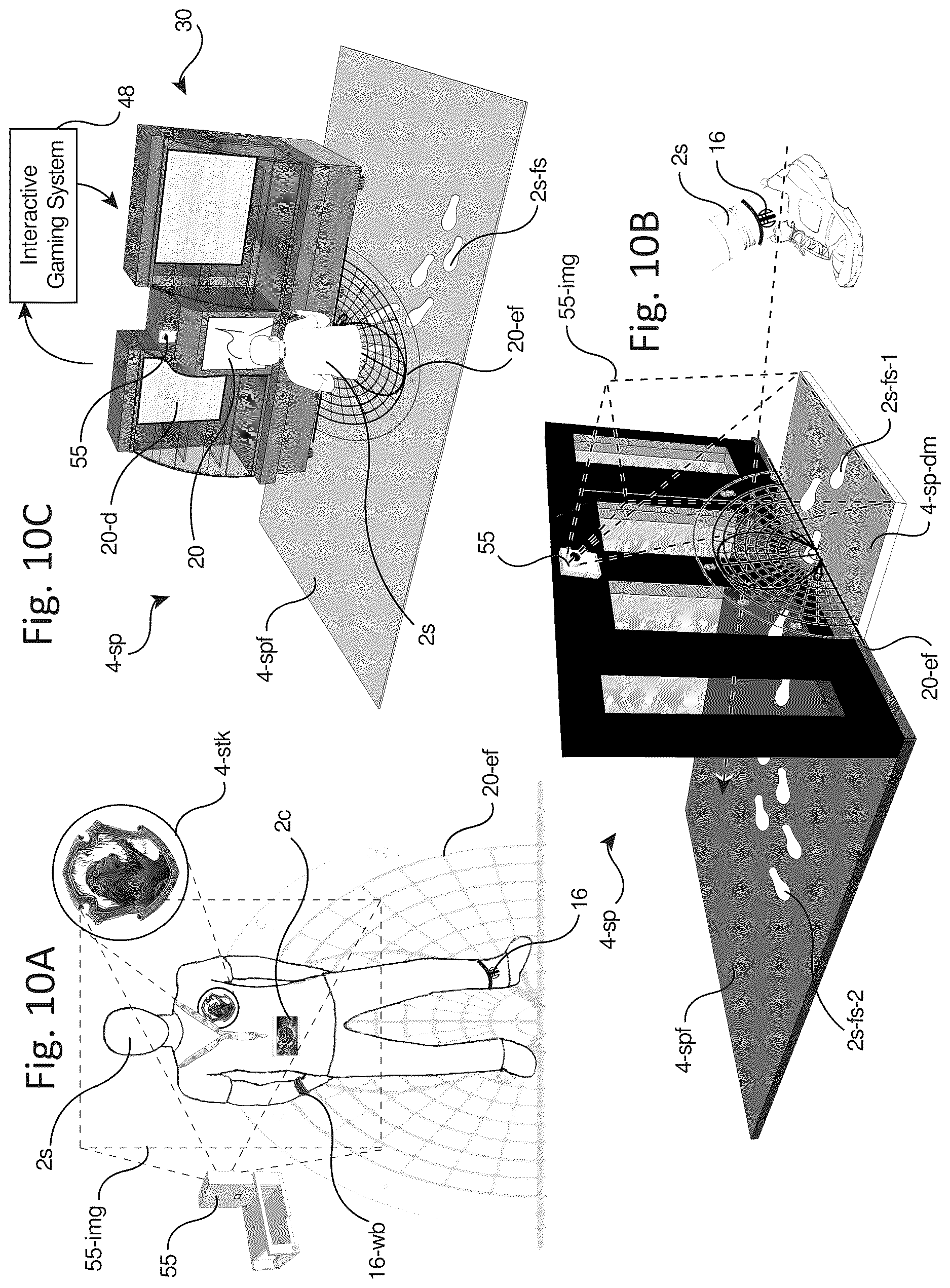 Patent US12611595 Figure 11 – Destination interactive gaming system for directing guests to game access points