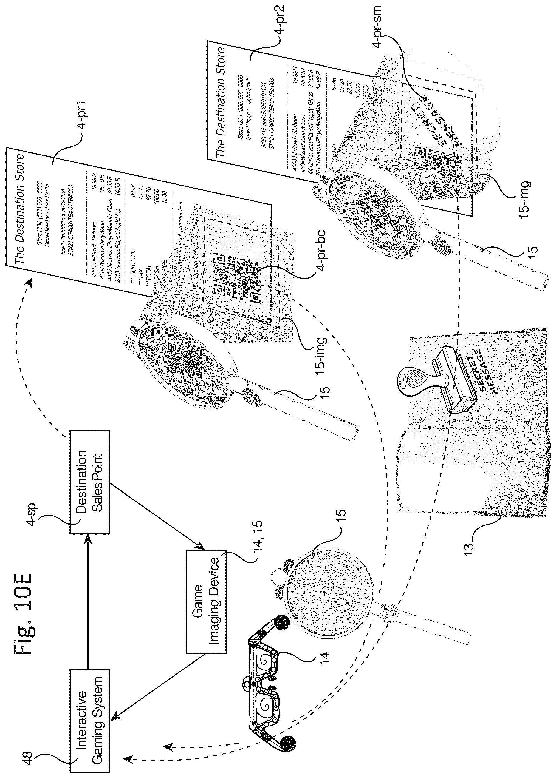 Patent US12611595 Figure 13 – Destination interactive gaming system for directing guests to game access points