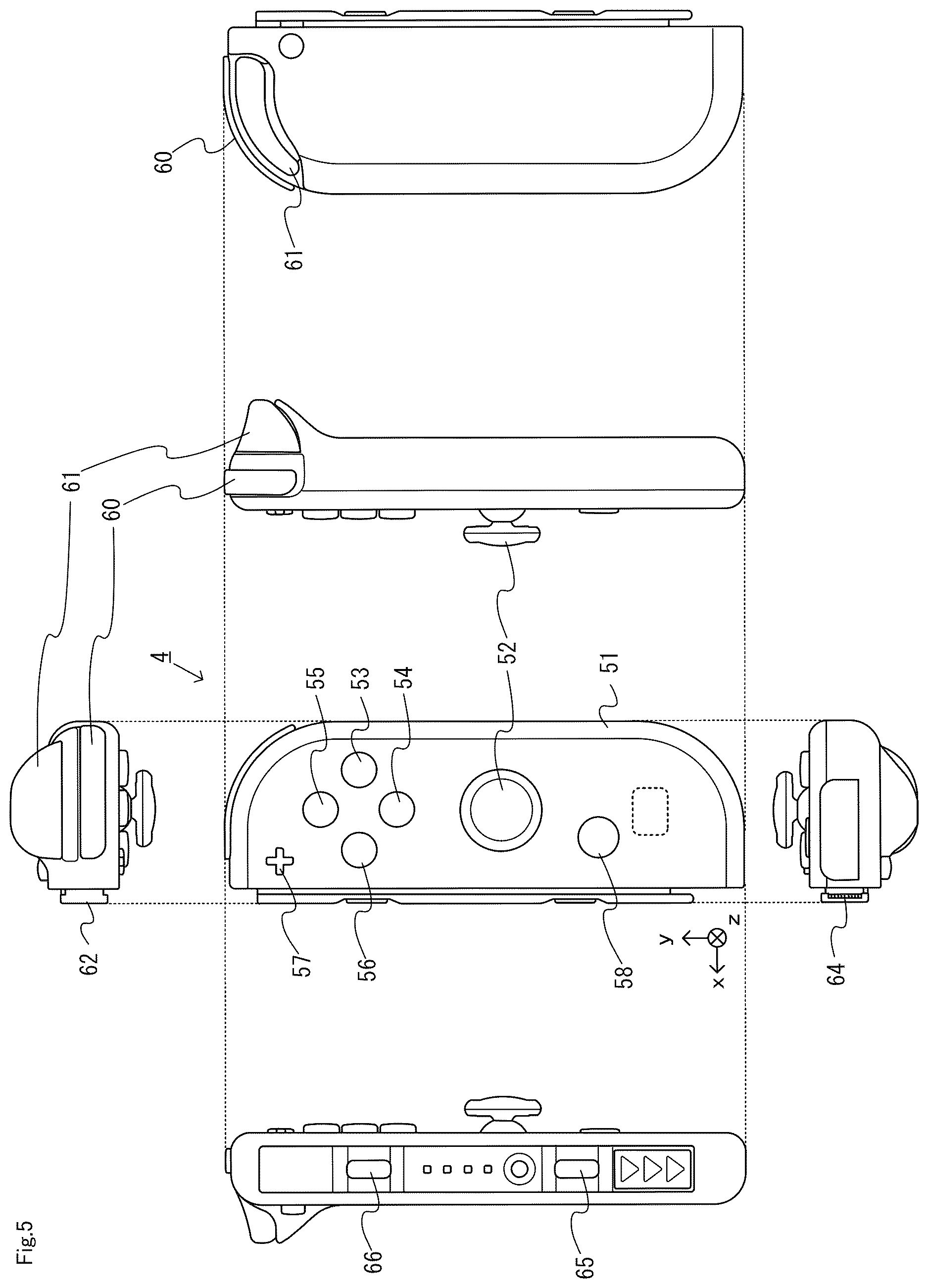 Patent US12611602 Figure 5 – Storage medium, information processing system, information processing device, and game processing method