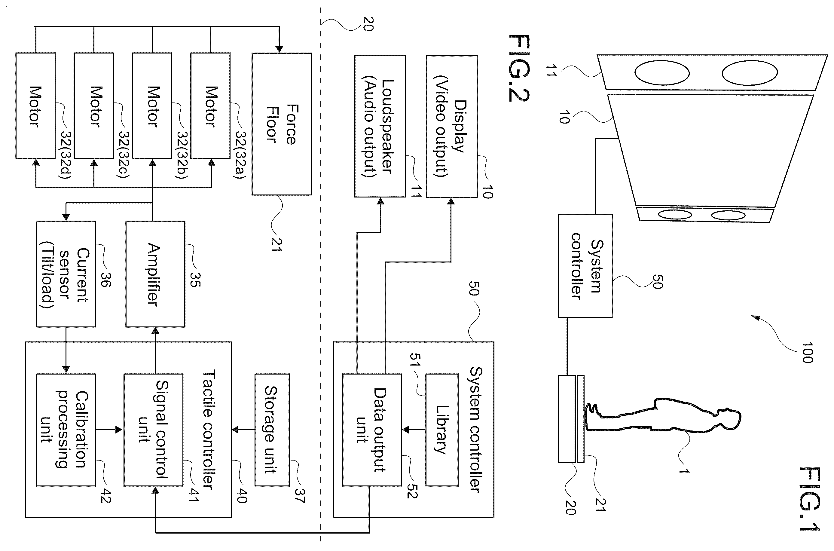 Patent US12611605 Figure 1 – Tactile presentation apparatus and tactile control apparatus
