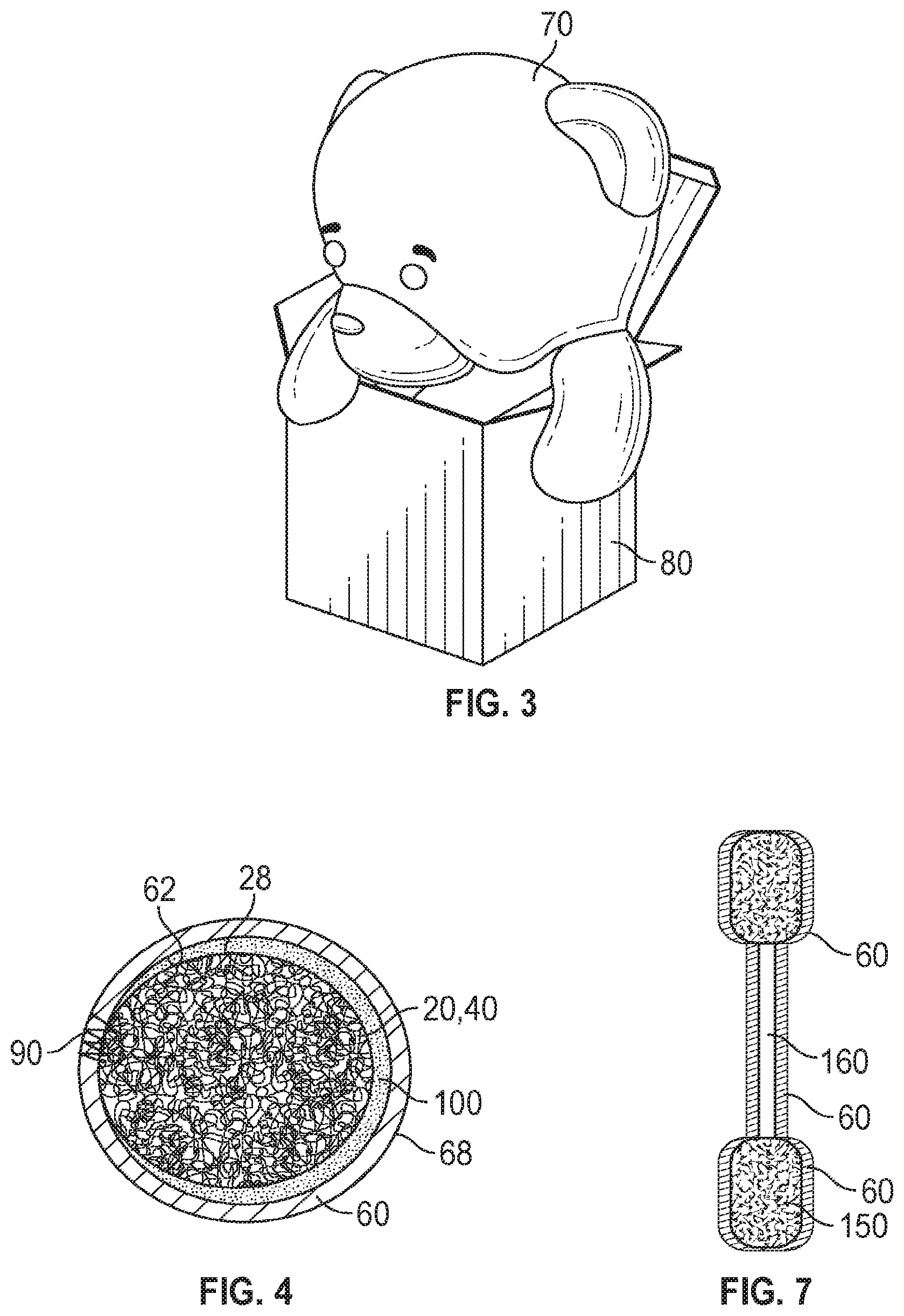 Patent US12611606 Figure 2 – Plush stuffed with molded or sculpted foam