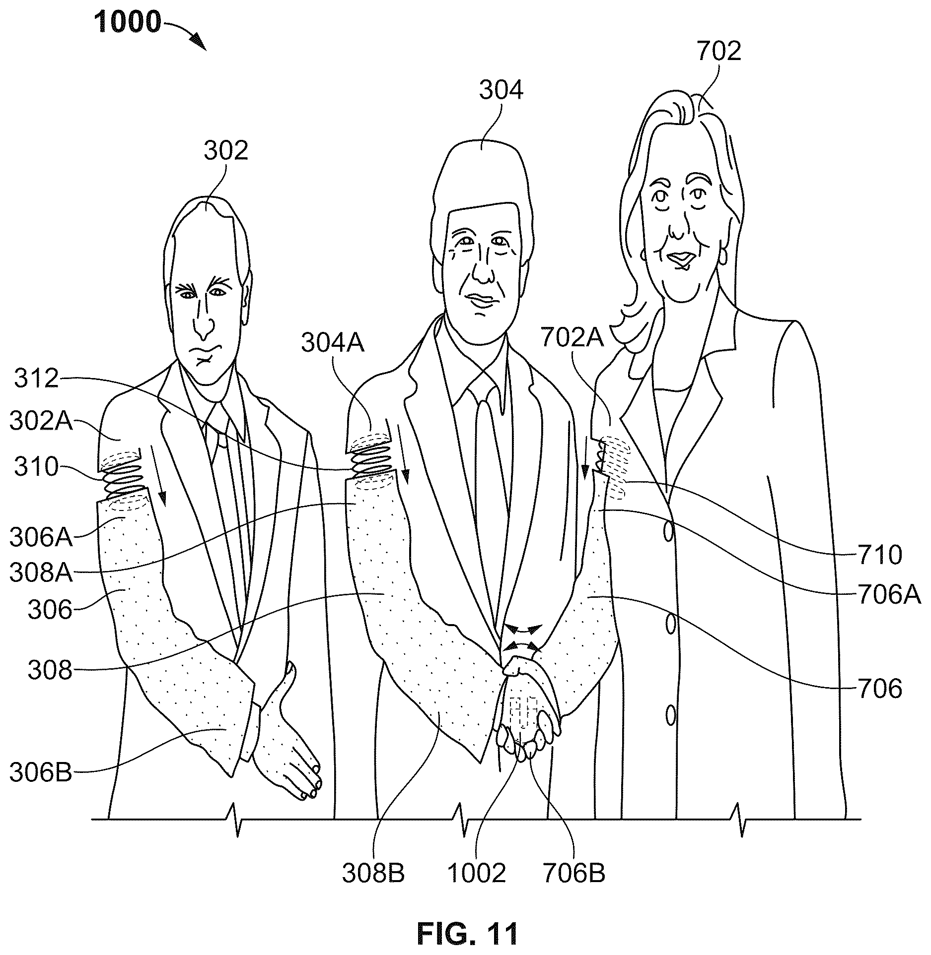 Patent US12611607 Figure 11 – Articulating apparatus