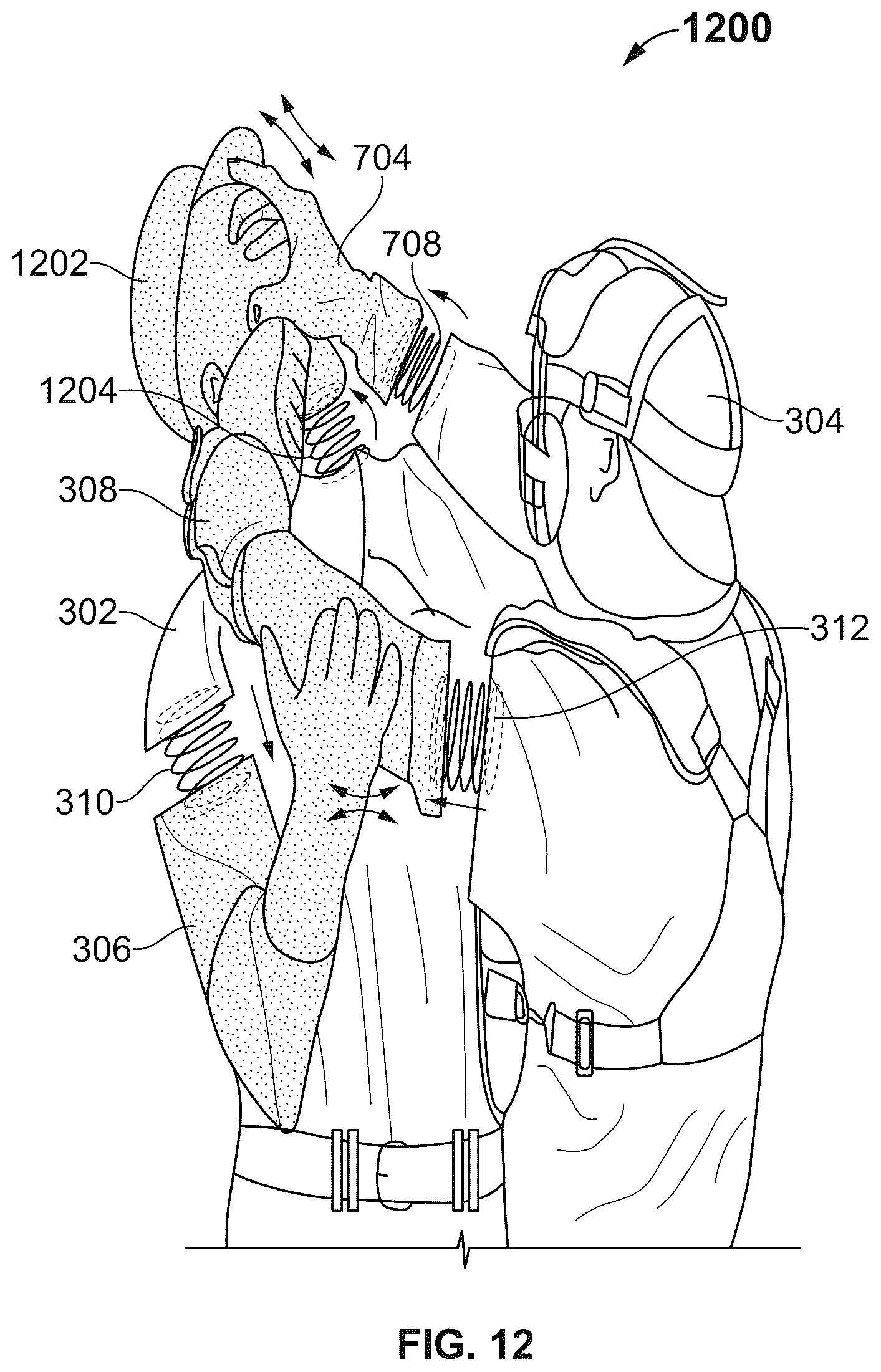 Patent US12611607 Figure 12 – Articulating apparatus