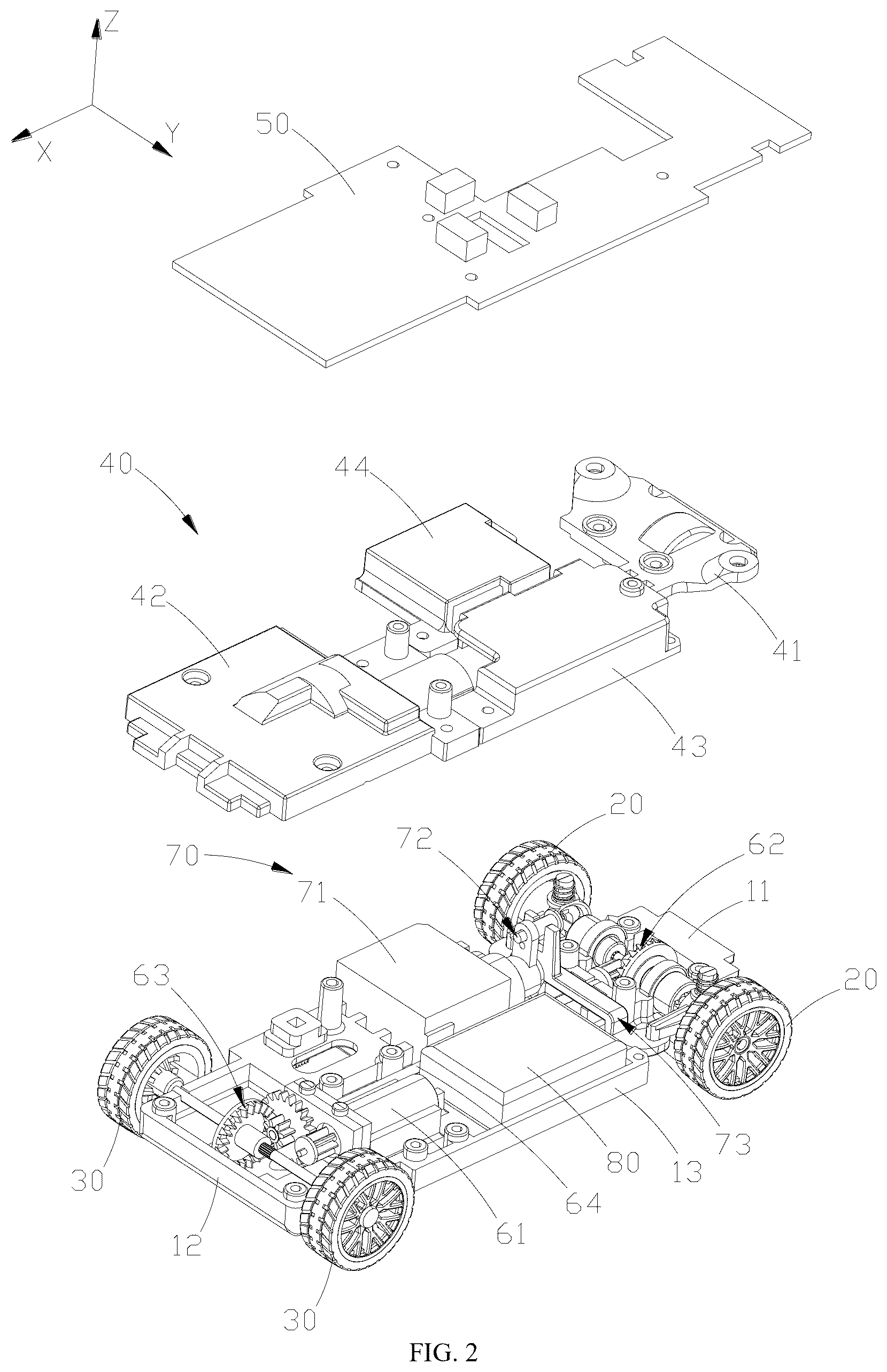 Patent US12611608 Figure 2 – Toy car