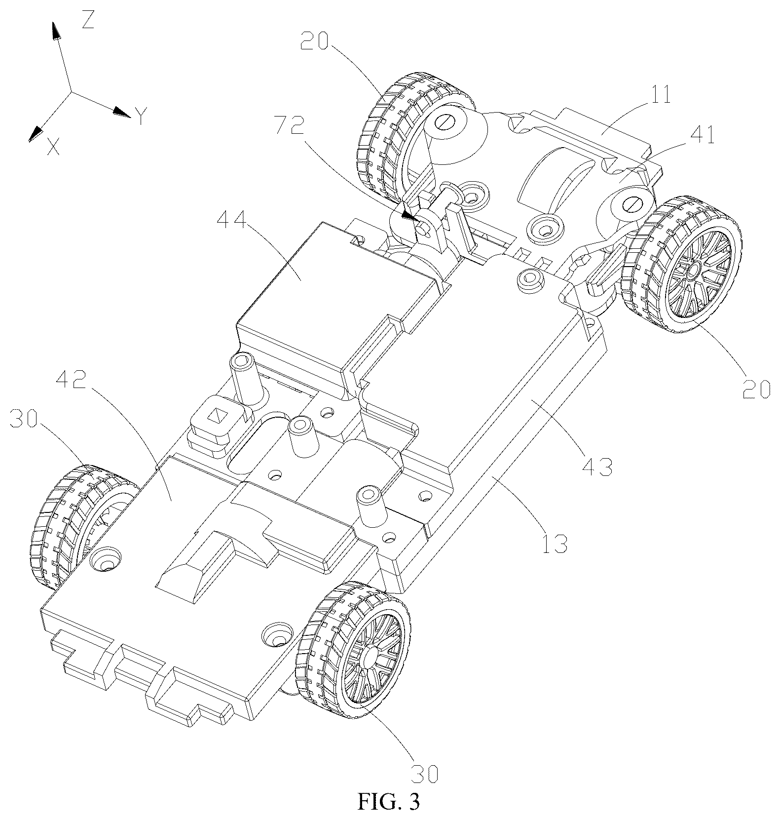 Patent US12611608 Figure 3 – Toy car