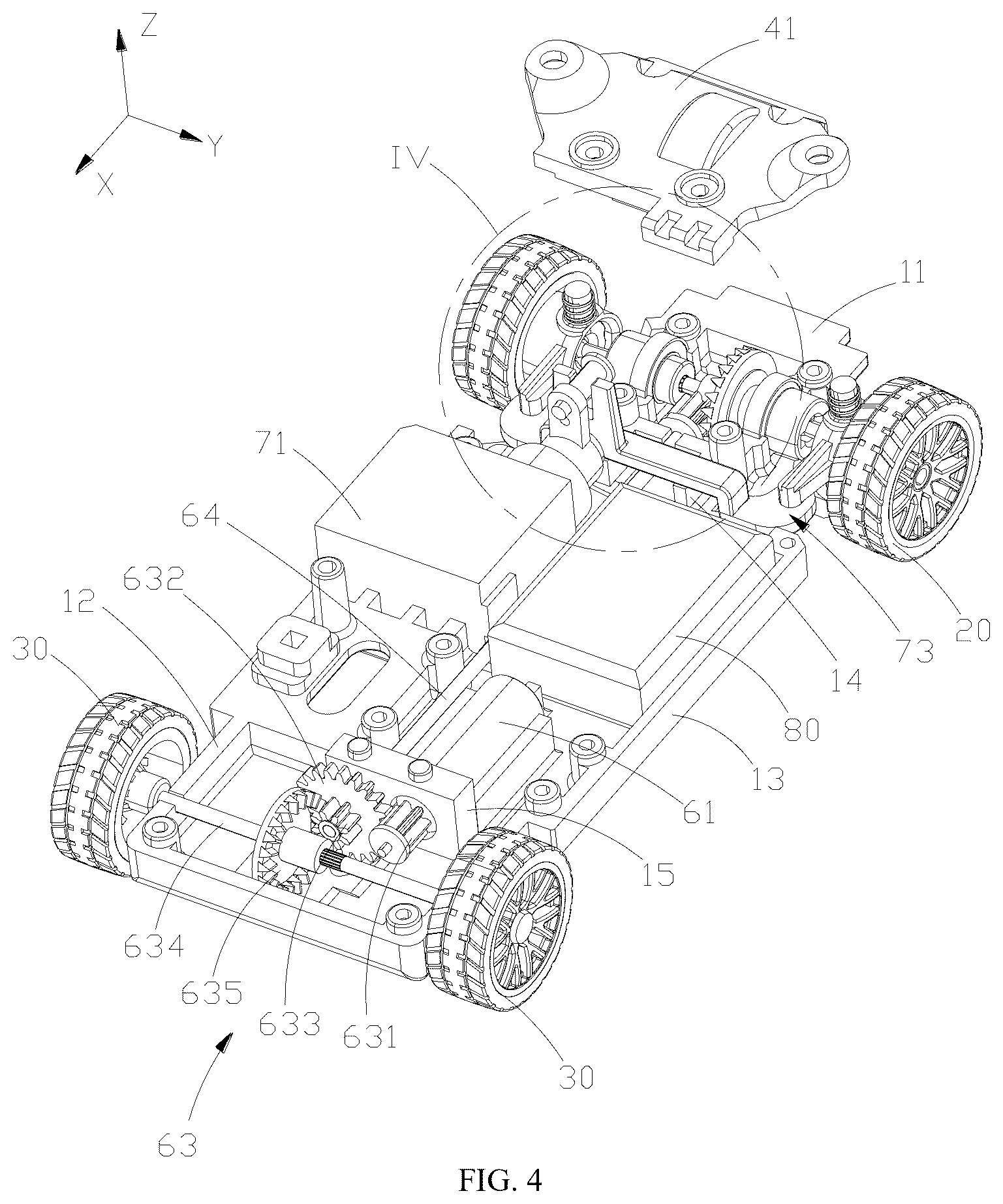 Patent US12611608 Figure 4 – Toy car