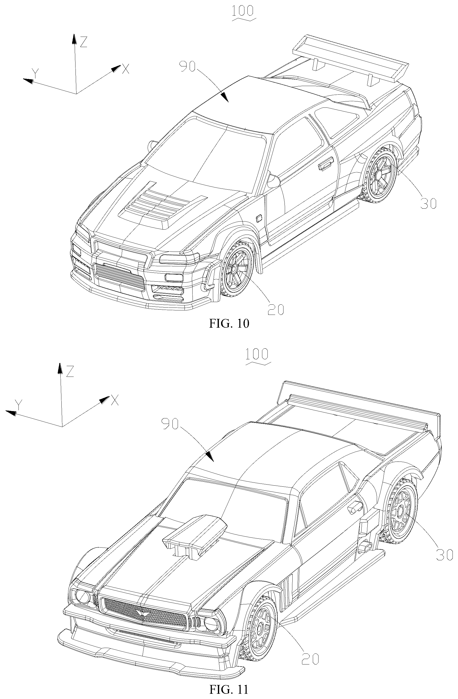 Patent US12611608 Figure 10 – Toy car