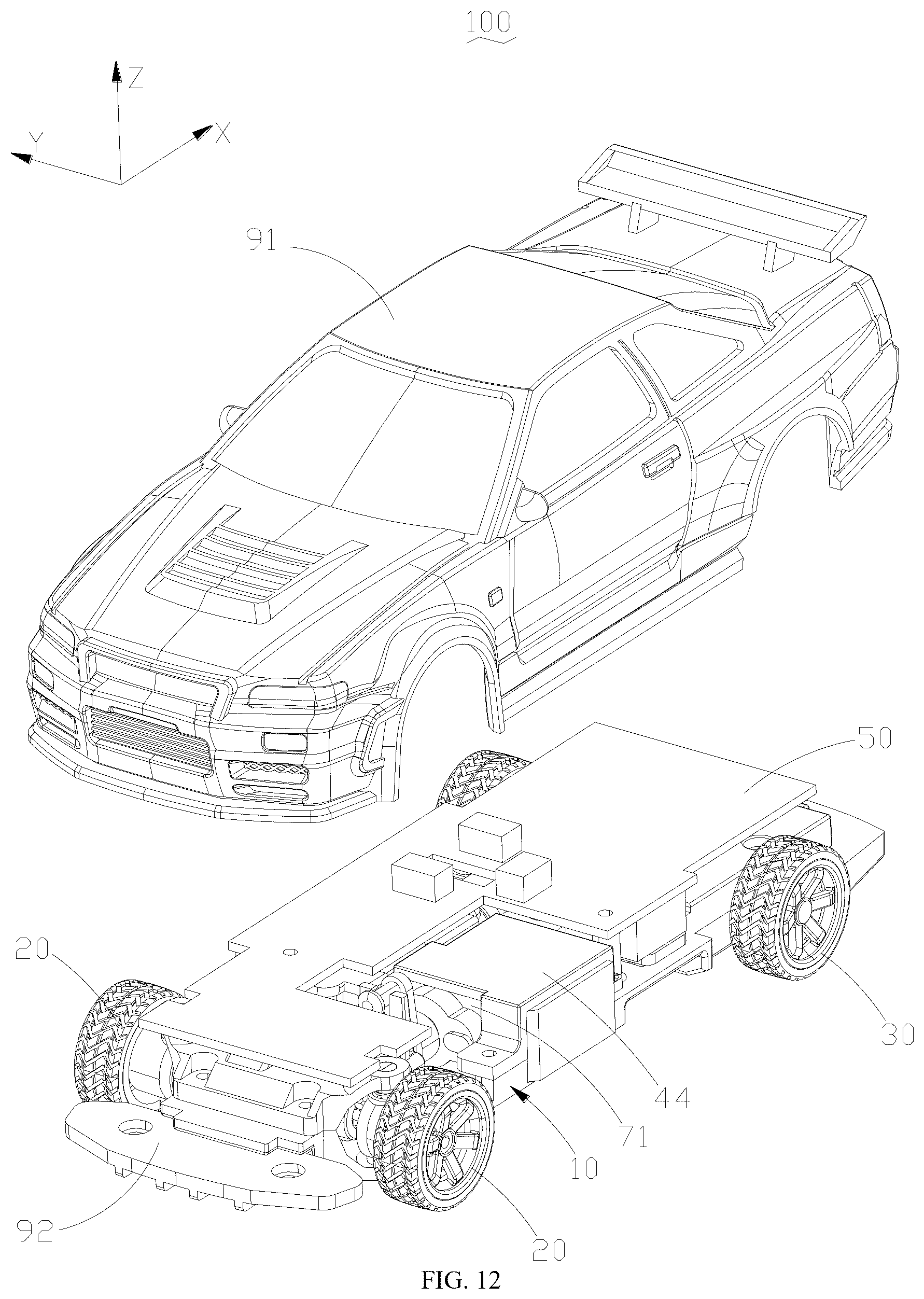 Patent US12611608 Figure 11 – Toy car