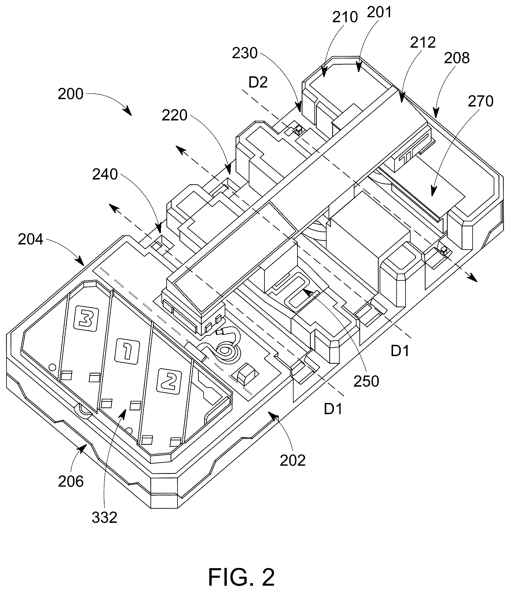 Patent US12611609 Figure 2 – Toy vehicle accessory track pieces