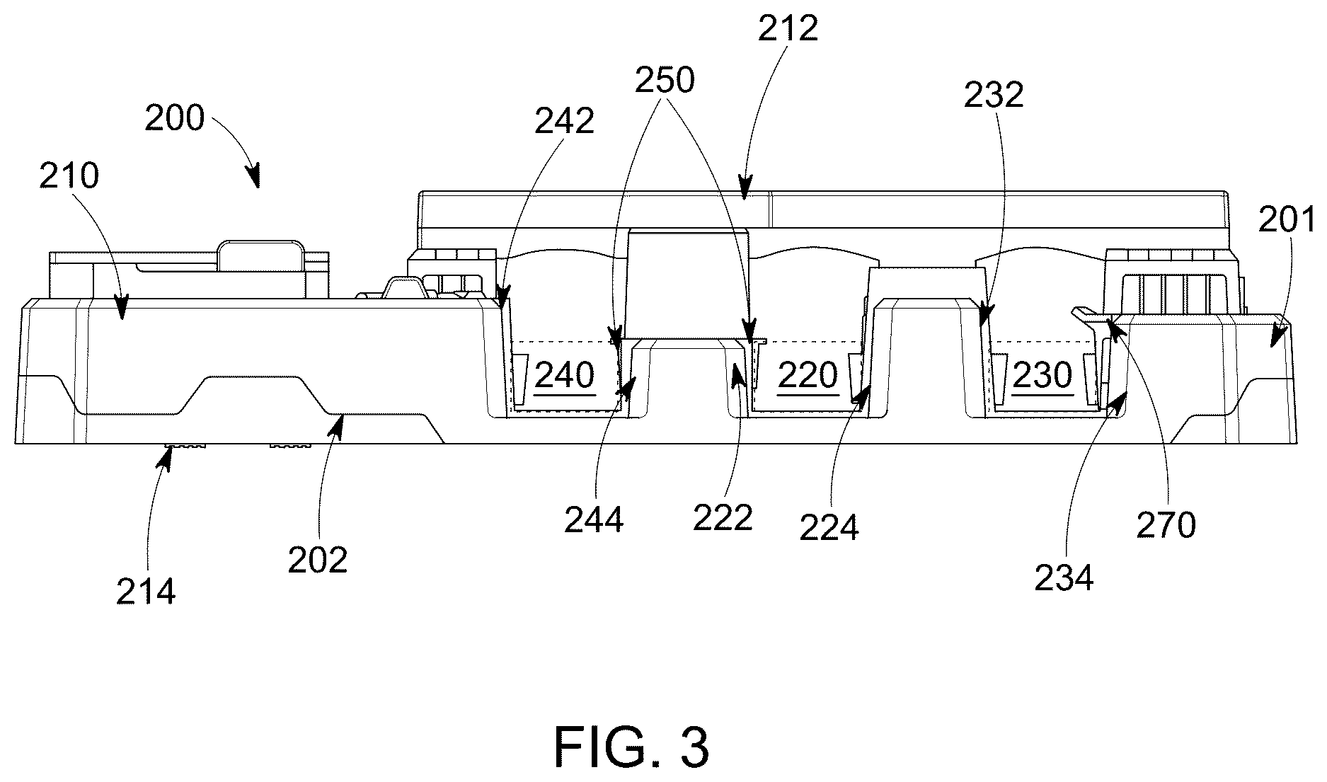 Patent US12611609 Figure 3 – Toy vehicle accessory track pieces