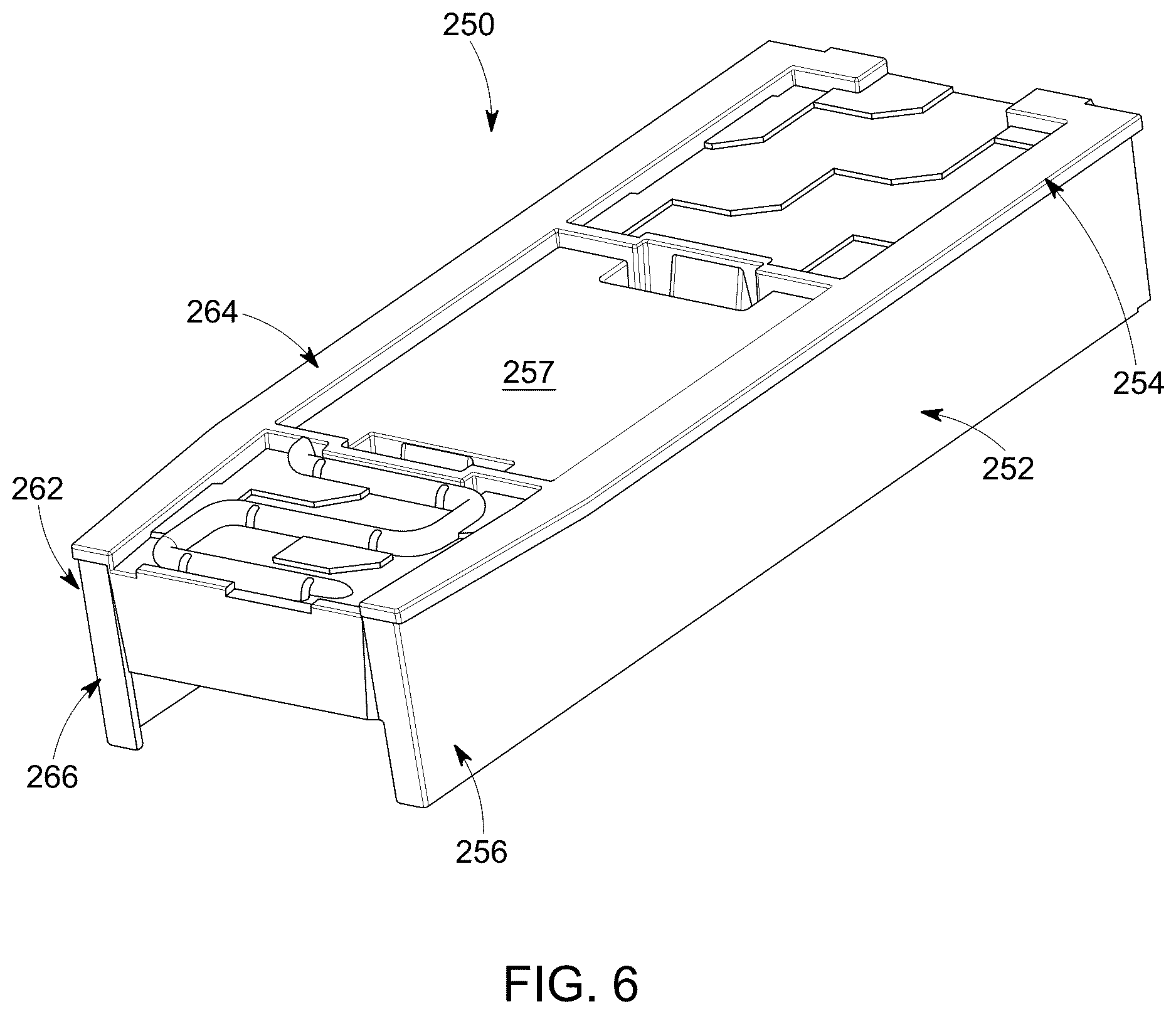Patent US12611609 Figure 6 – Toy vehicle accessory track pieces