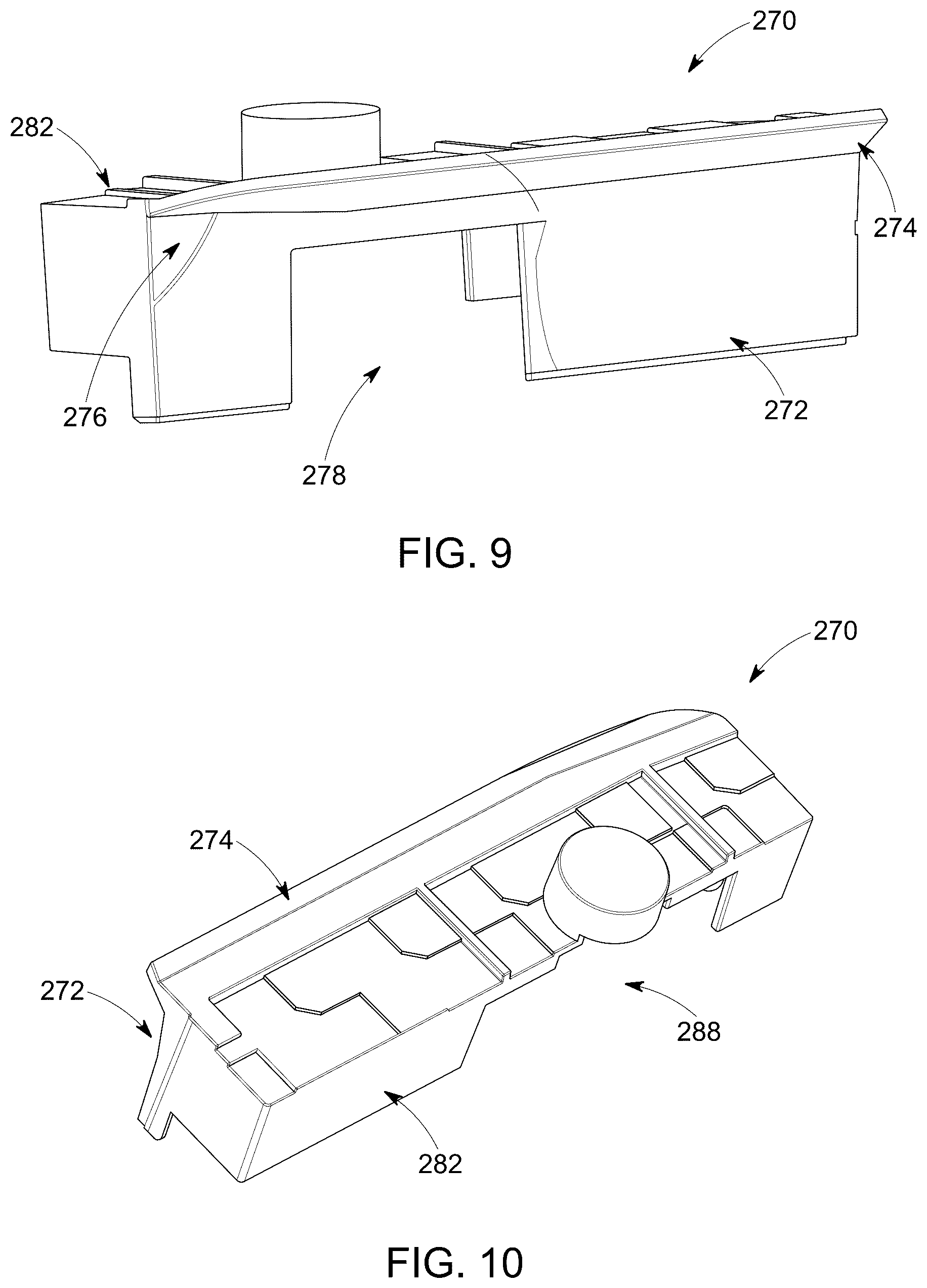 Patent US12611609 Figure 8 – Toy vehicle accessory track pieces