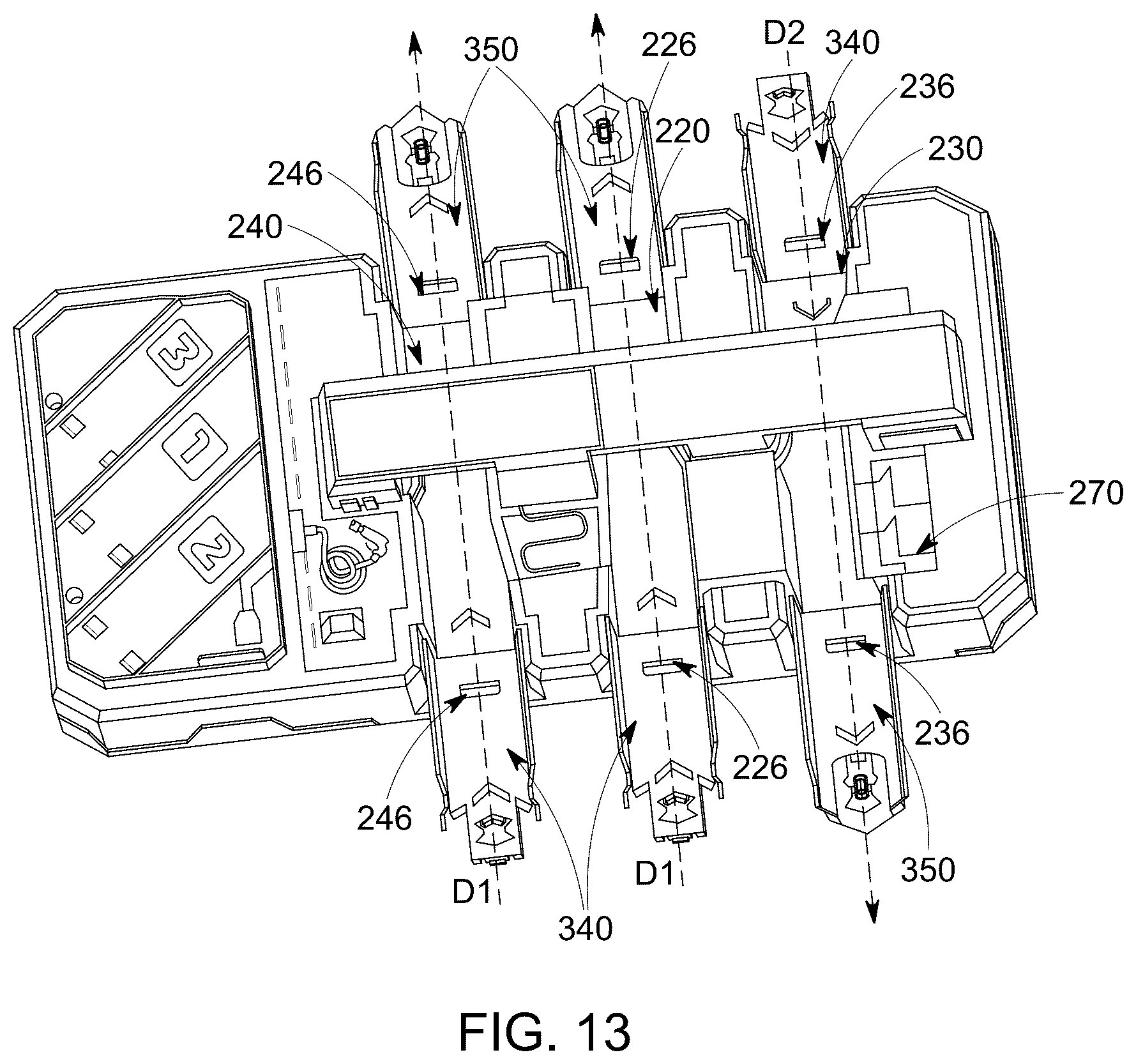 Patent US12611609 Figure 10 – Toy vehicle accessory track pieces