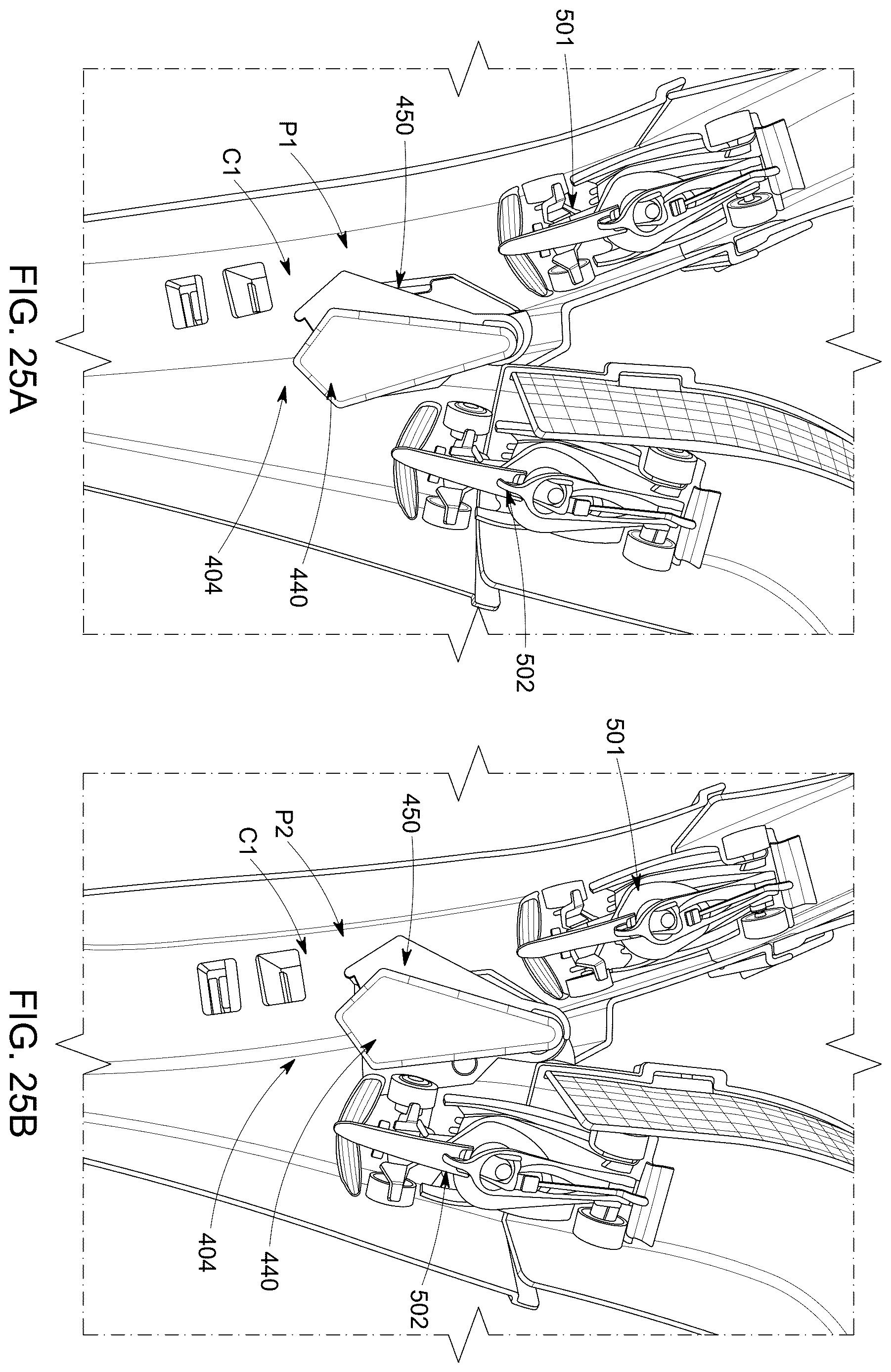 Patent US12611609 Figure 18 – Toy vehicle accessory track pieces