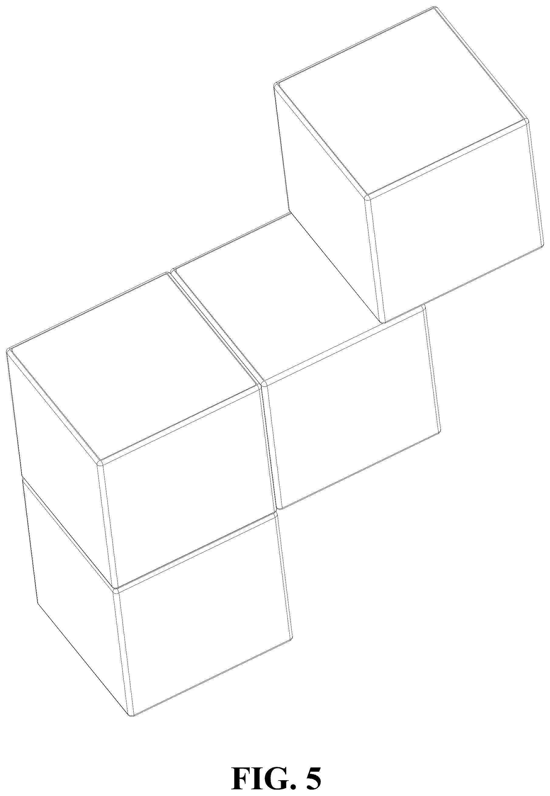 Patent US12611610 Figure 5 – Magnetic building block cover and magnetic building block
