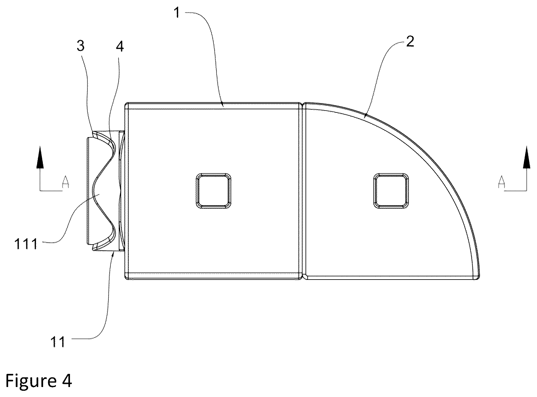 Patent US12611611 Figure 4 – Connecting structure for assembled toy