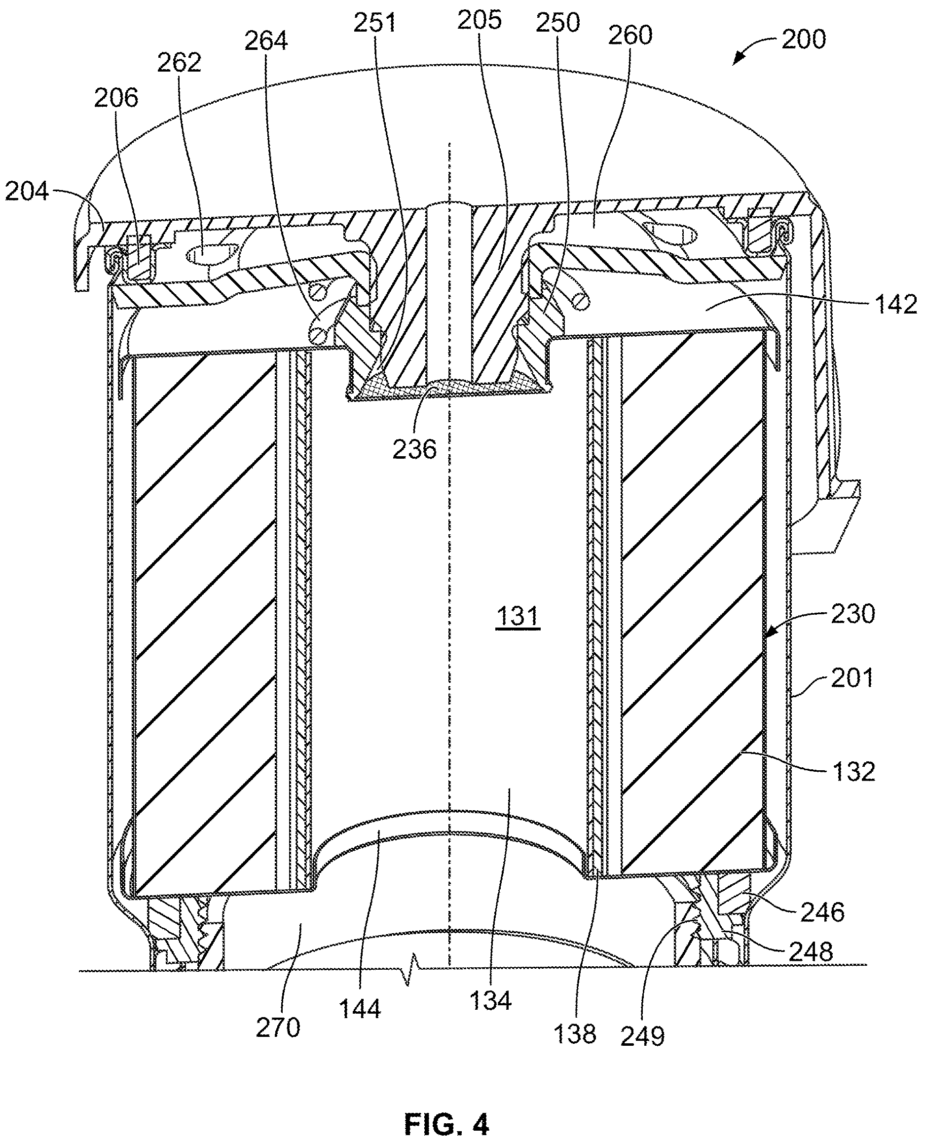 Patent US12611622 Figure 3 – Multistage filter with hydrophobic screen