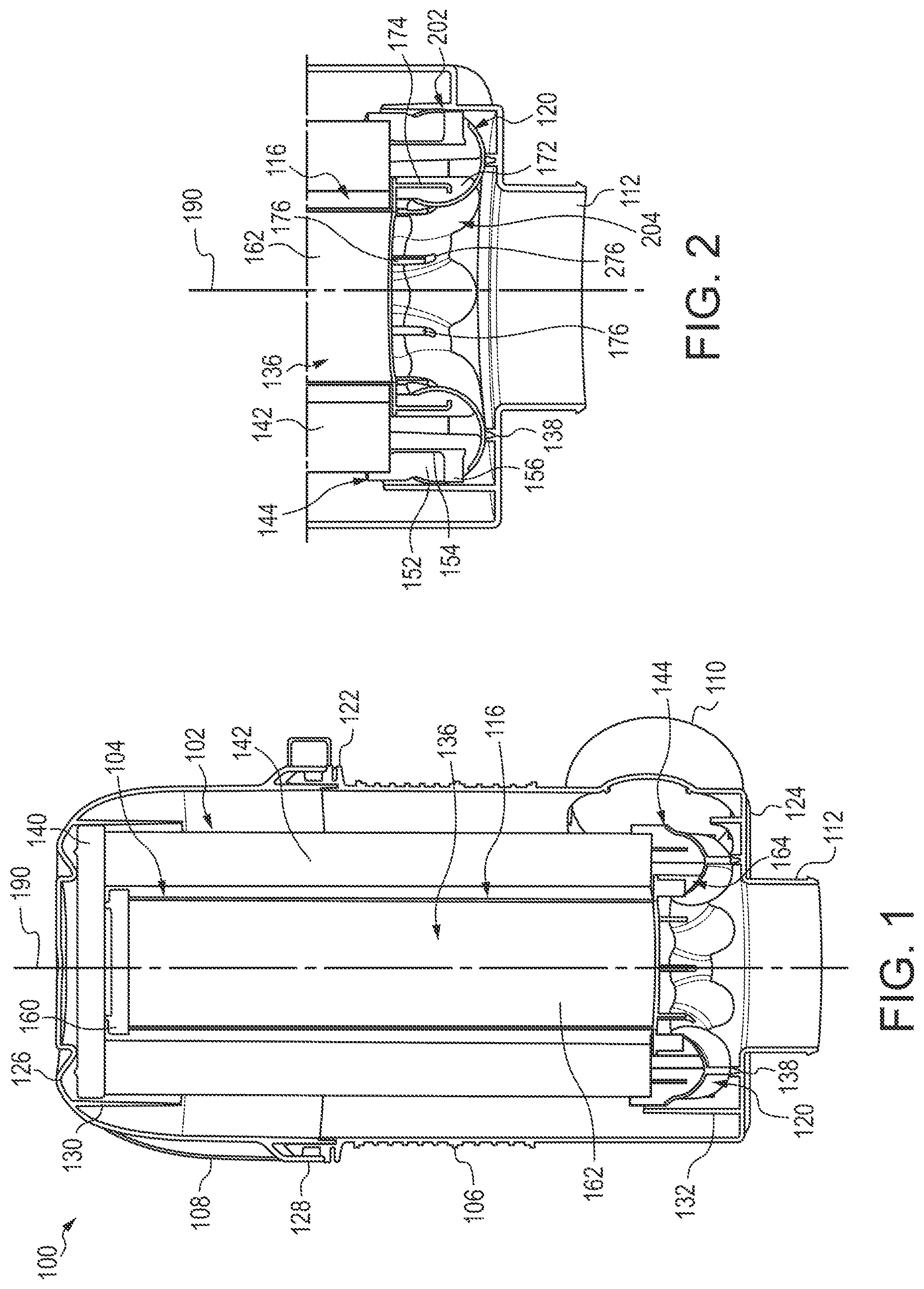Patent US12611624 — Protuberant compressible filter seal design utilizing undercuts — Figure 1