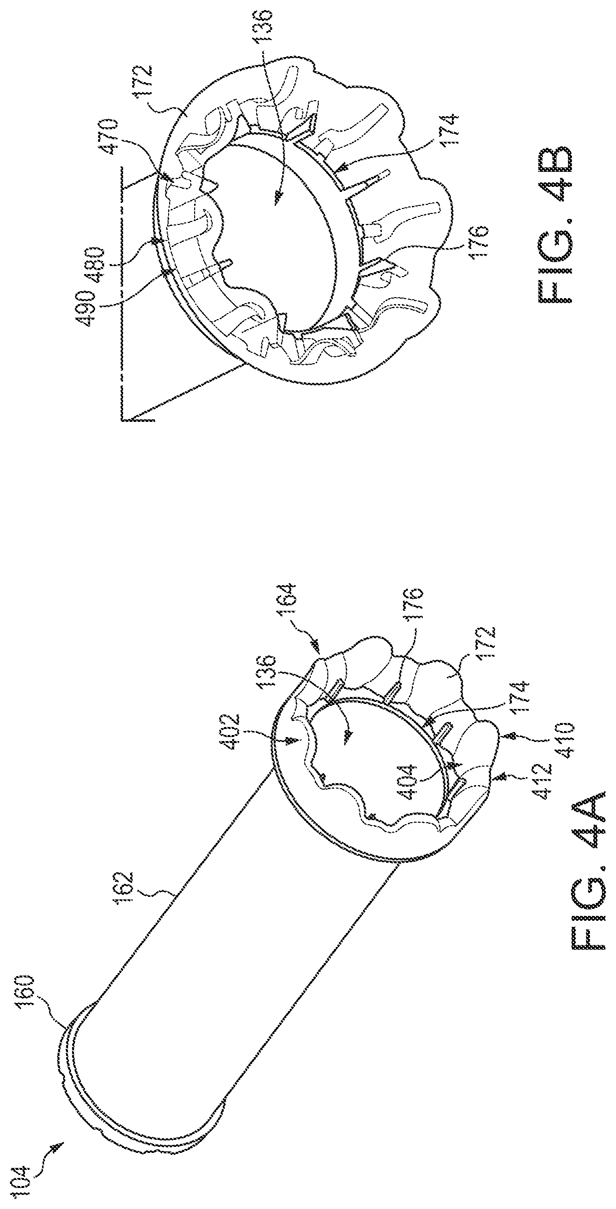 Patent US12611624 Figure 4 – Protuberant compressible filter seal design utilizing undercuts