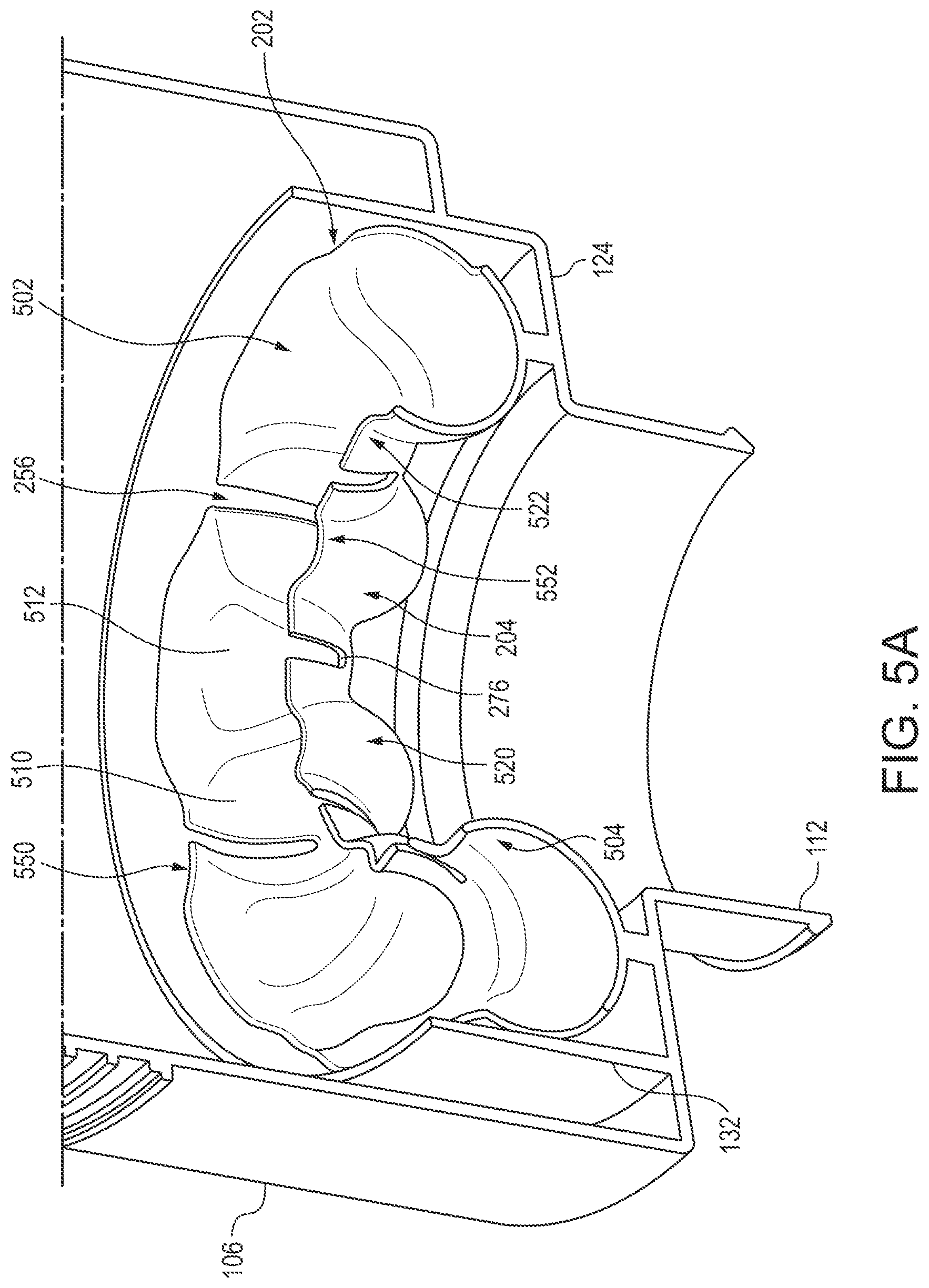 Patent US12611624 Figure 6 – Protuberant compressible filter seal design utilizing undercuts
