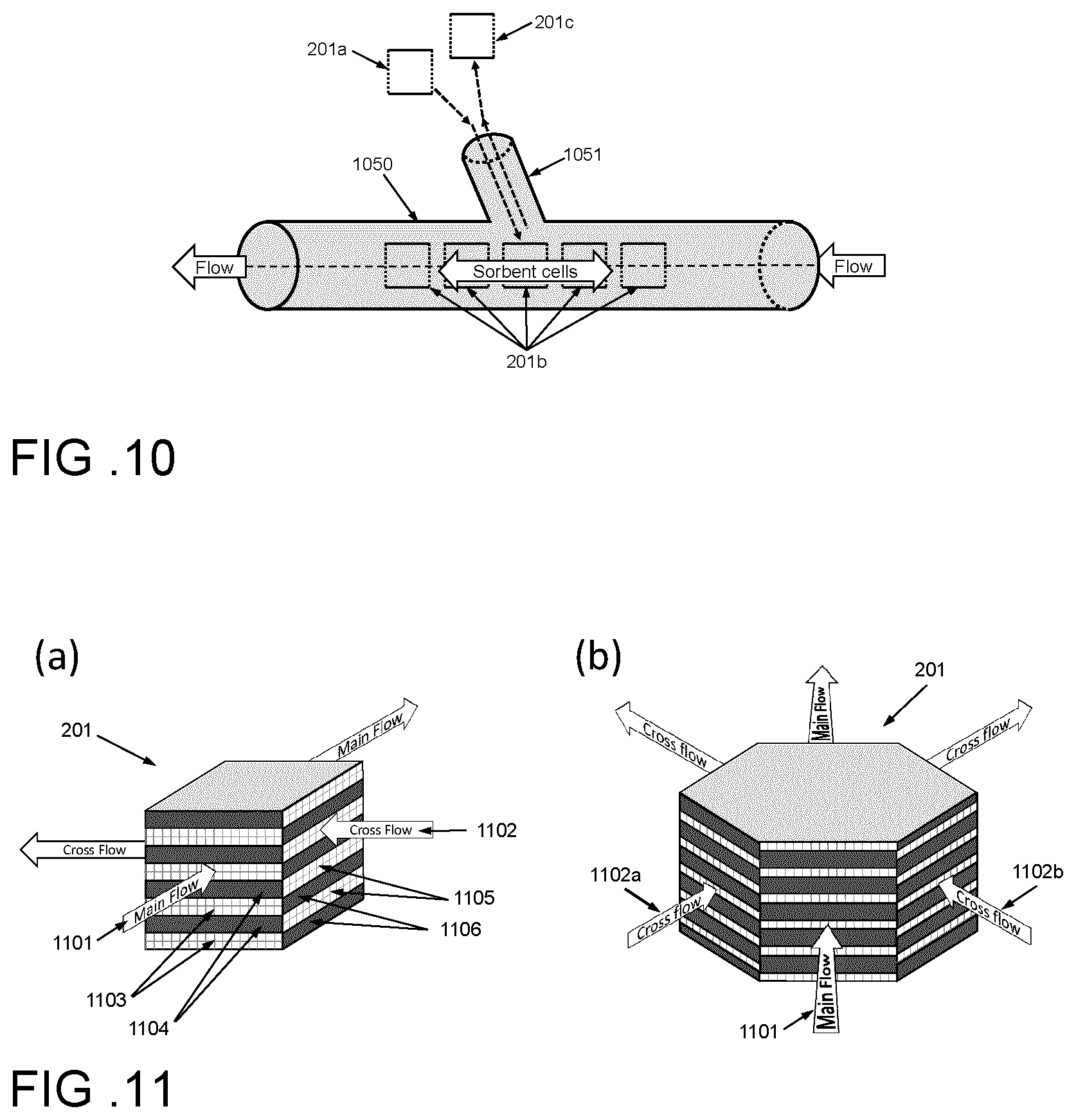 Patent US12611628 Figure 8 – System and method for continuous gas adsorbate capture using adsorption/regeneration cycle
