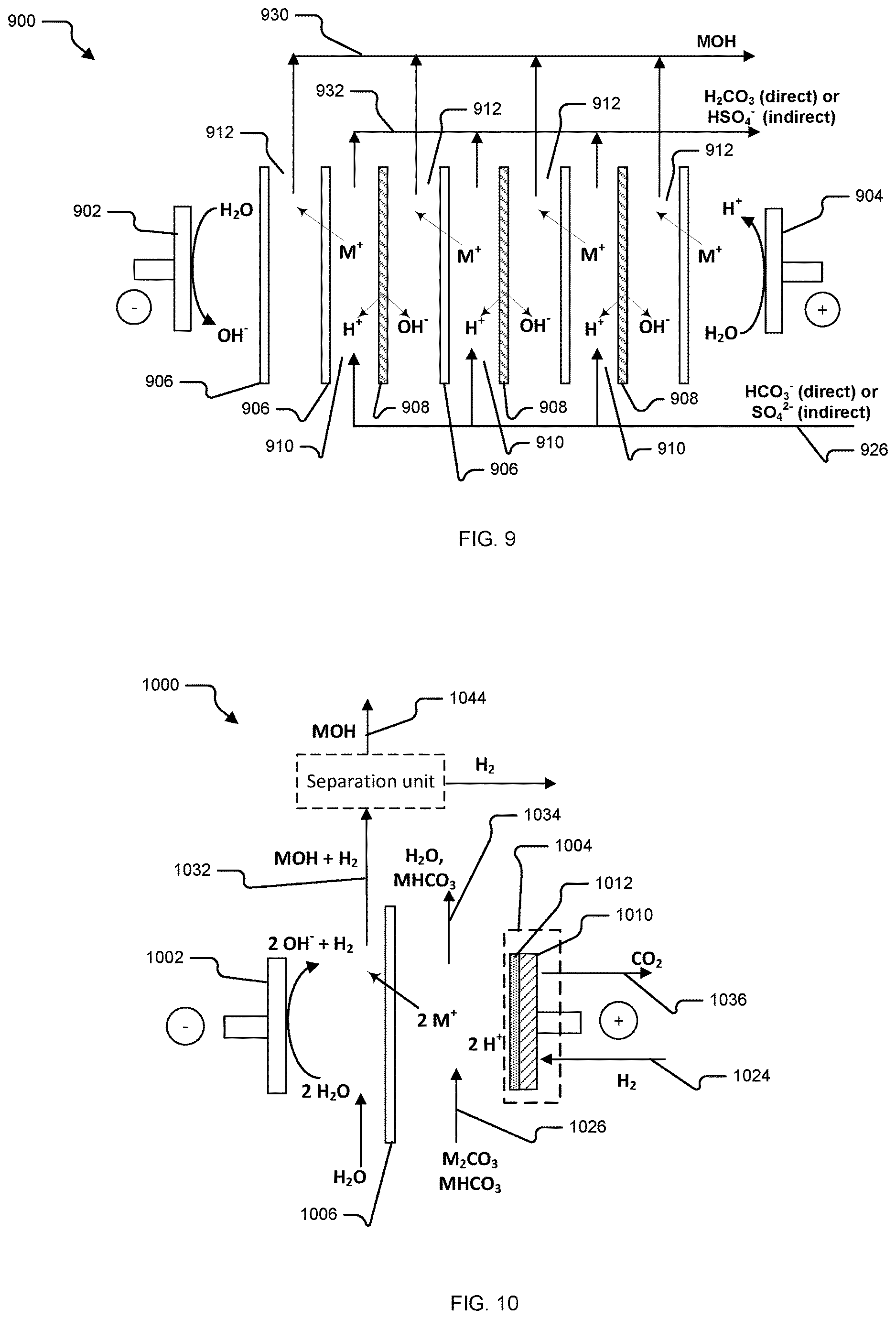 Patent US12611629 Figure 9 – Systems and methods for capturing carbon dioxide and regenerating a capture solution