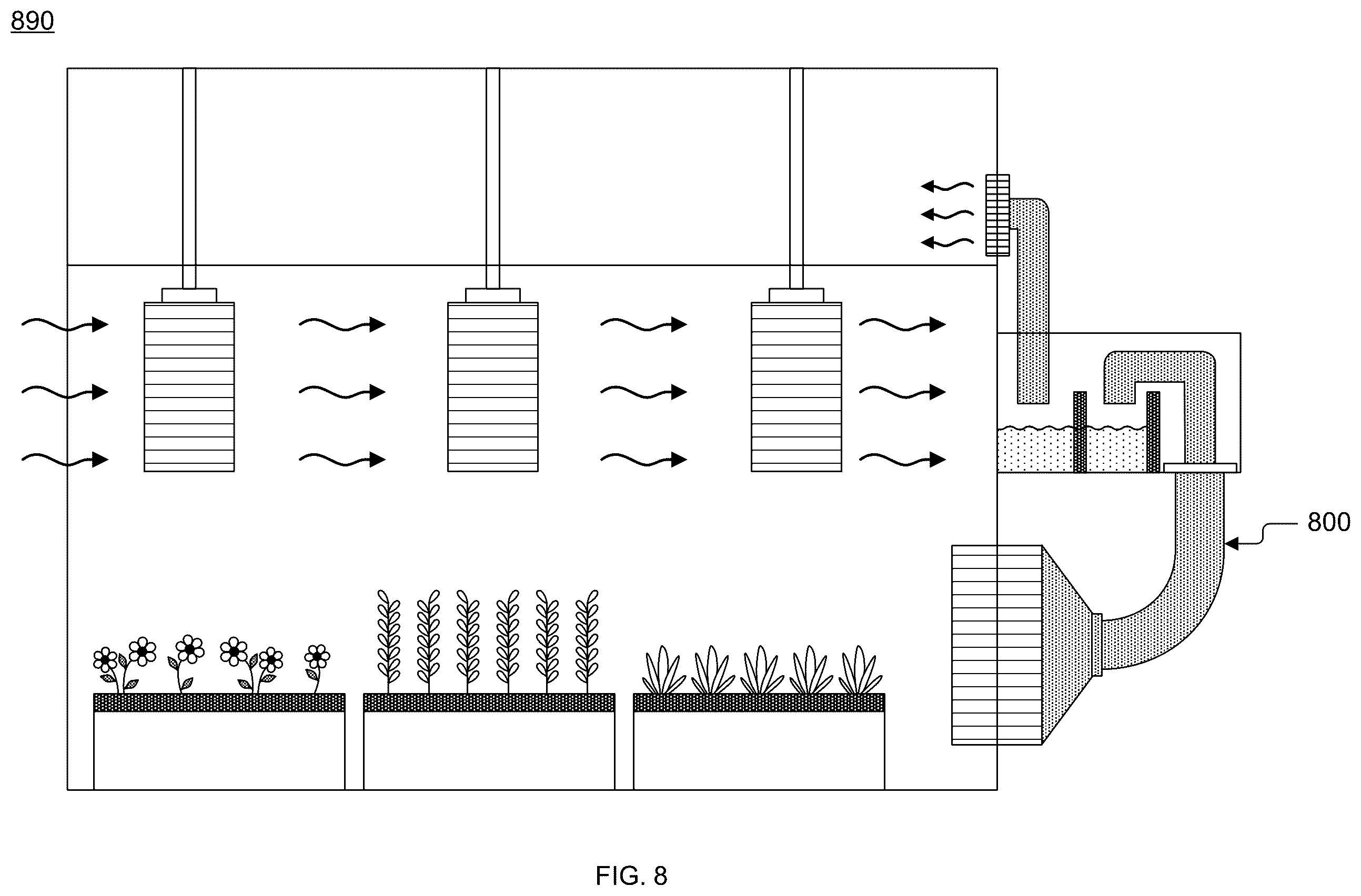 Patent US12611630 Figure 8 – Carbon capture adapter