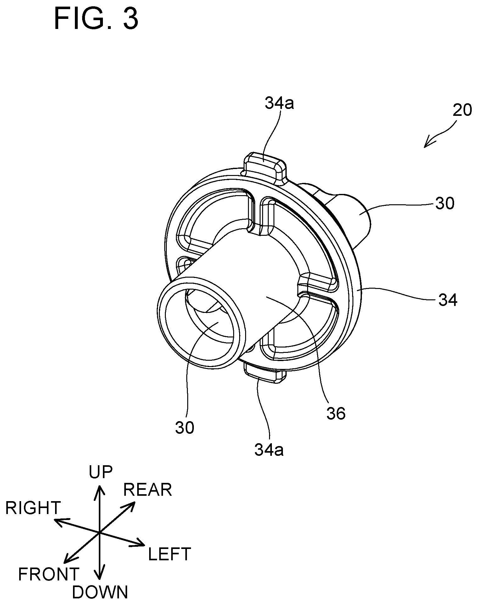 Patent US12611637 Figure 3 – Fine bubble generating nozzle