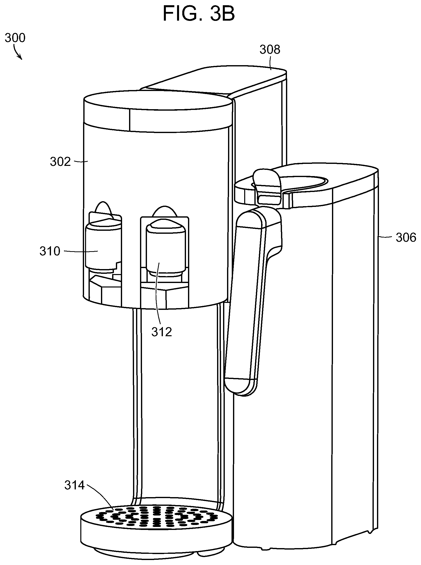 Patent US12611638 Figure 4 – Ratchet system for a gas canister in a beverage system