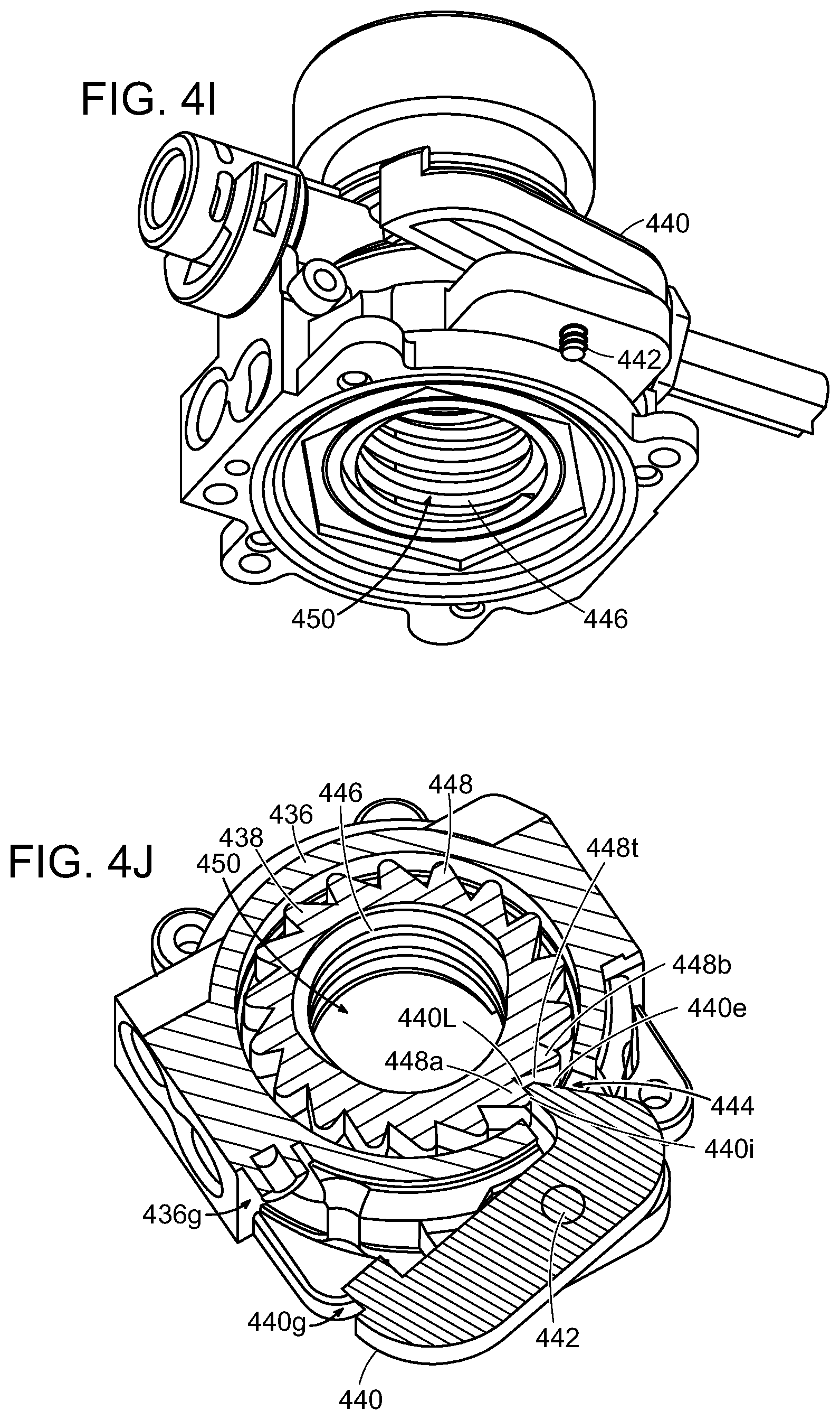 Patent US12611638 Figure 13 – Ratchet system for a gas canister in a beverage system