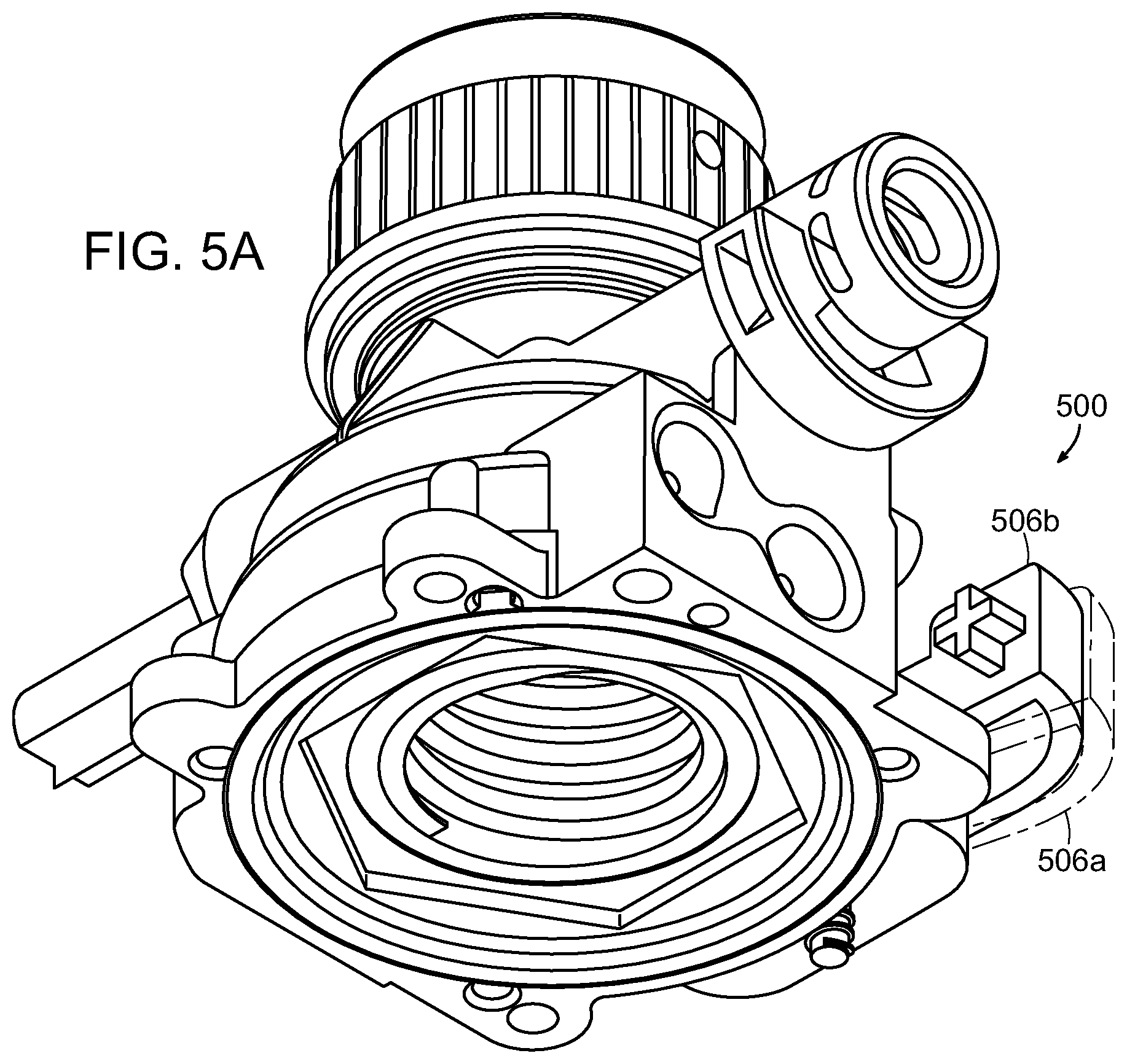 Patent US12611638 Figure 15 – Ratchet system for a gas canister in a beverage system