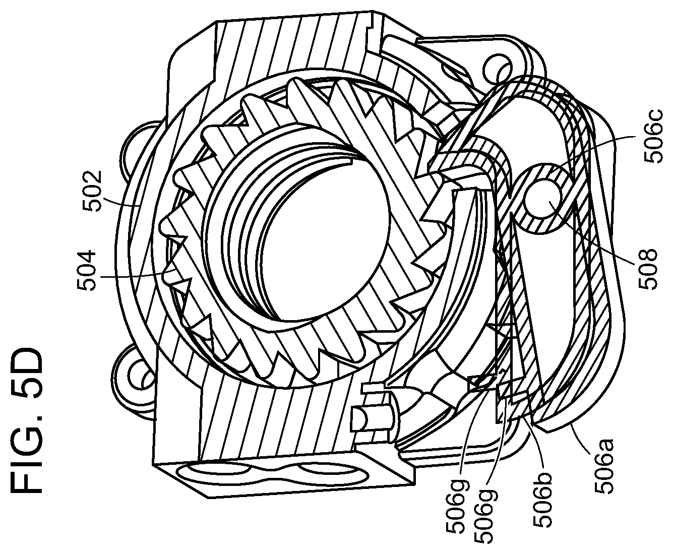 Patent US12611638 Figure 18 – Ratchet system for a gas canister in a beverage system