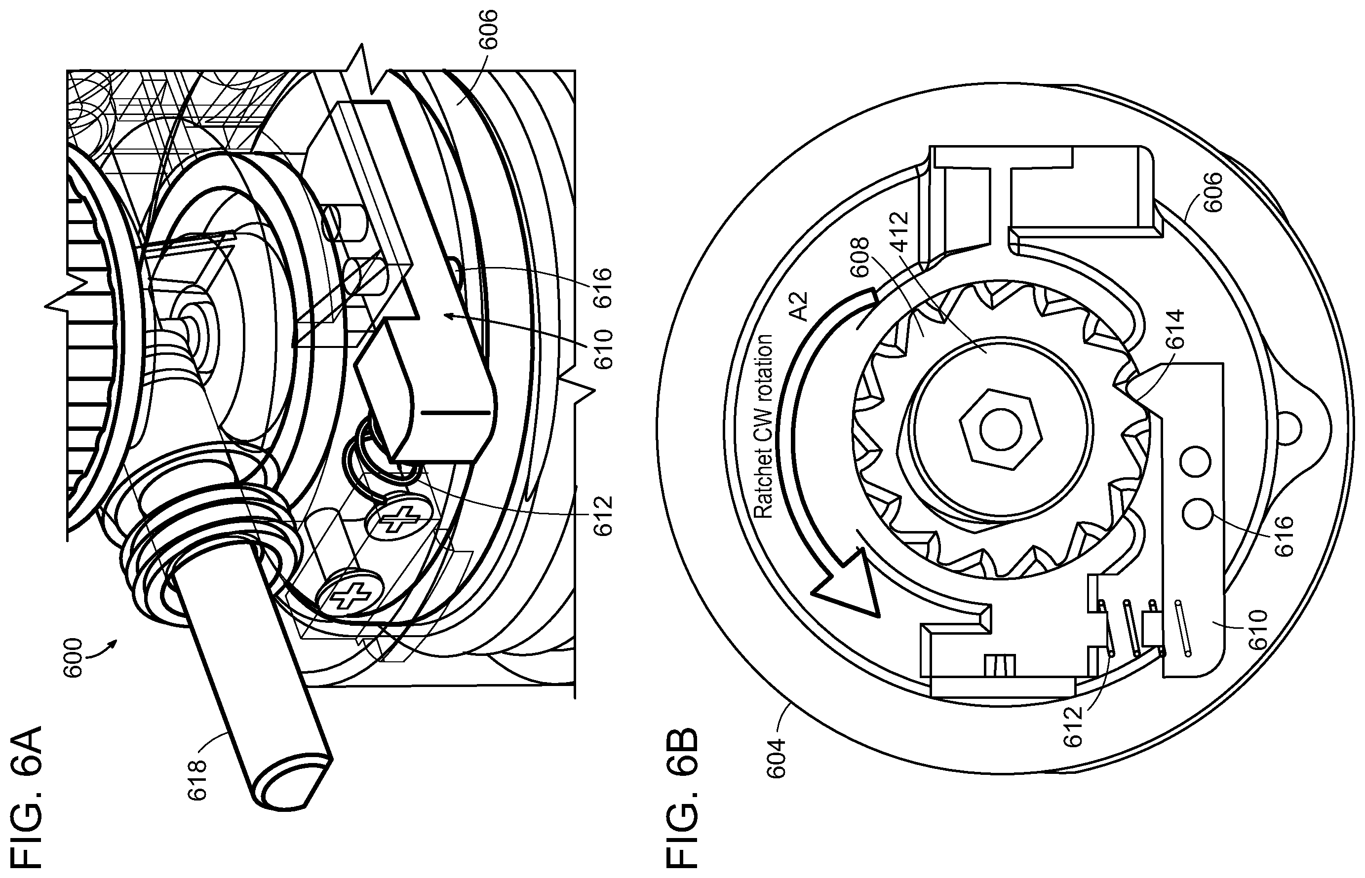 Patent US12611638 Figure 19 – Ratchet system for a gas canister in a beverage system