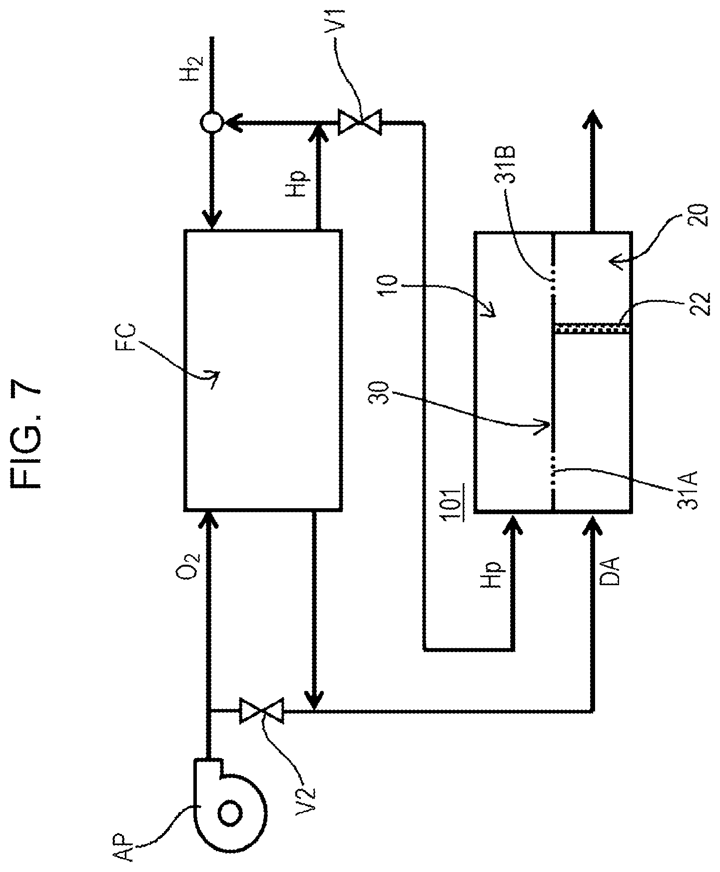 Patent US12611639 Figure 6 – Exhaust hydrogen dilution device