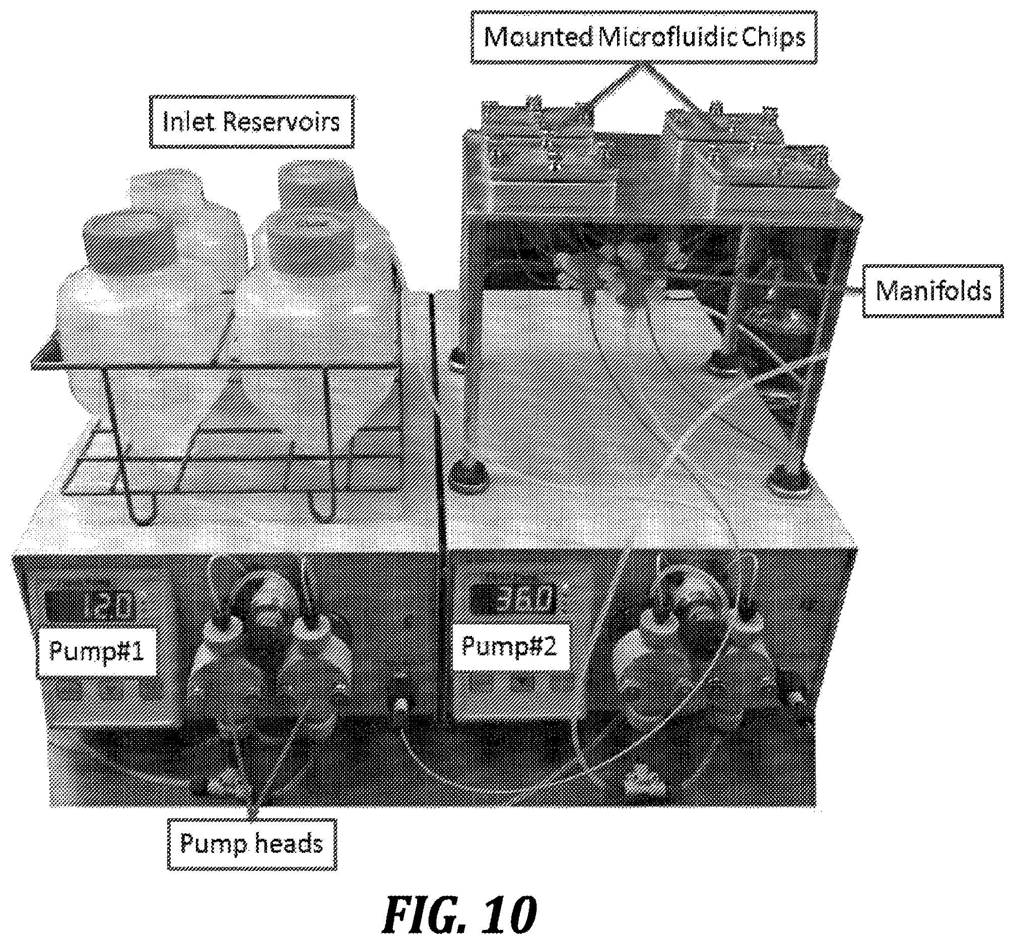 Patent US12611640 Figure 10 – Continuous flow microfluidic system